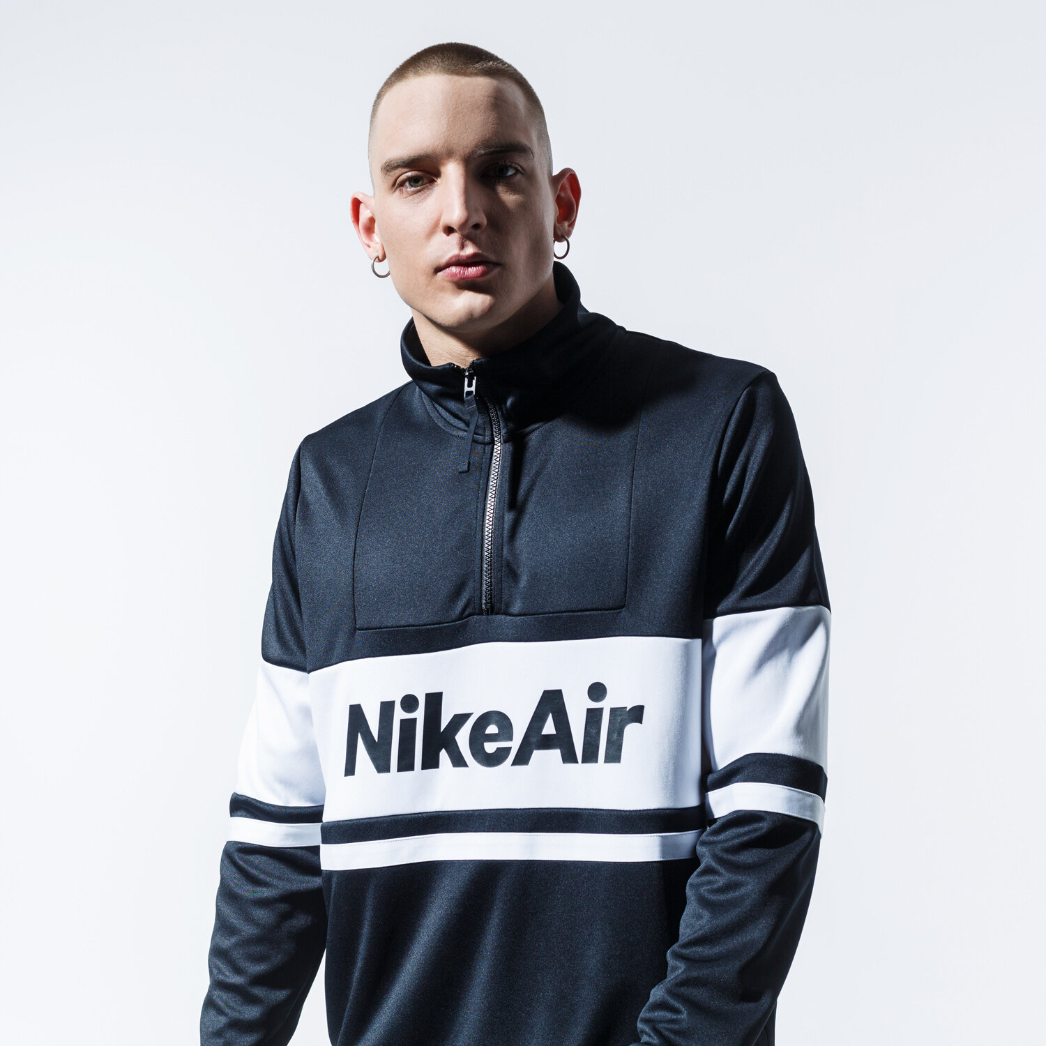 Herren NIKE SWEATSHIRT AIR CJ4836-010 Schwarz