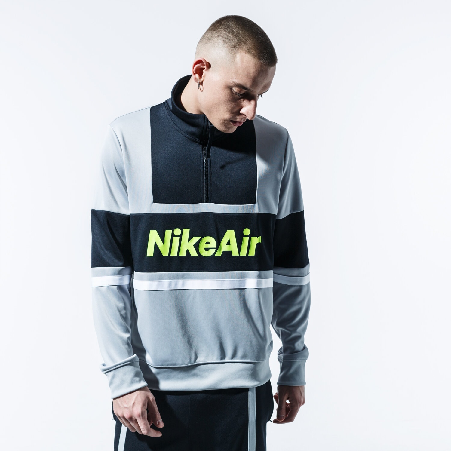 Herren NIKE SWEATSHIRT AIR CJ4836-077 Grau
