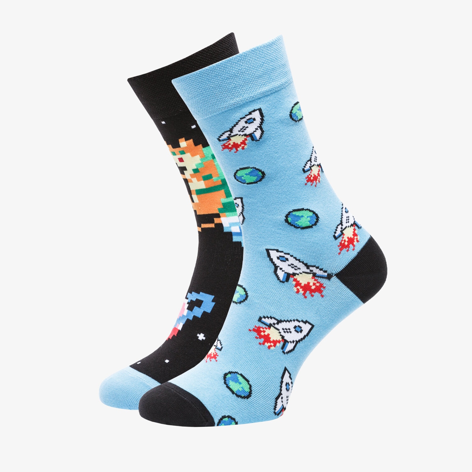 Damen Socken SIZEER SOCKEN SPACE CAT SI120SKU03001 Multicolor