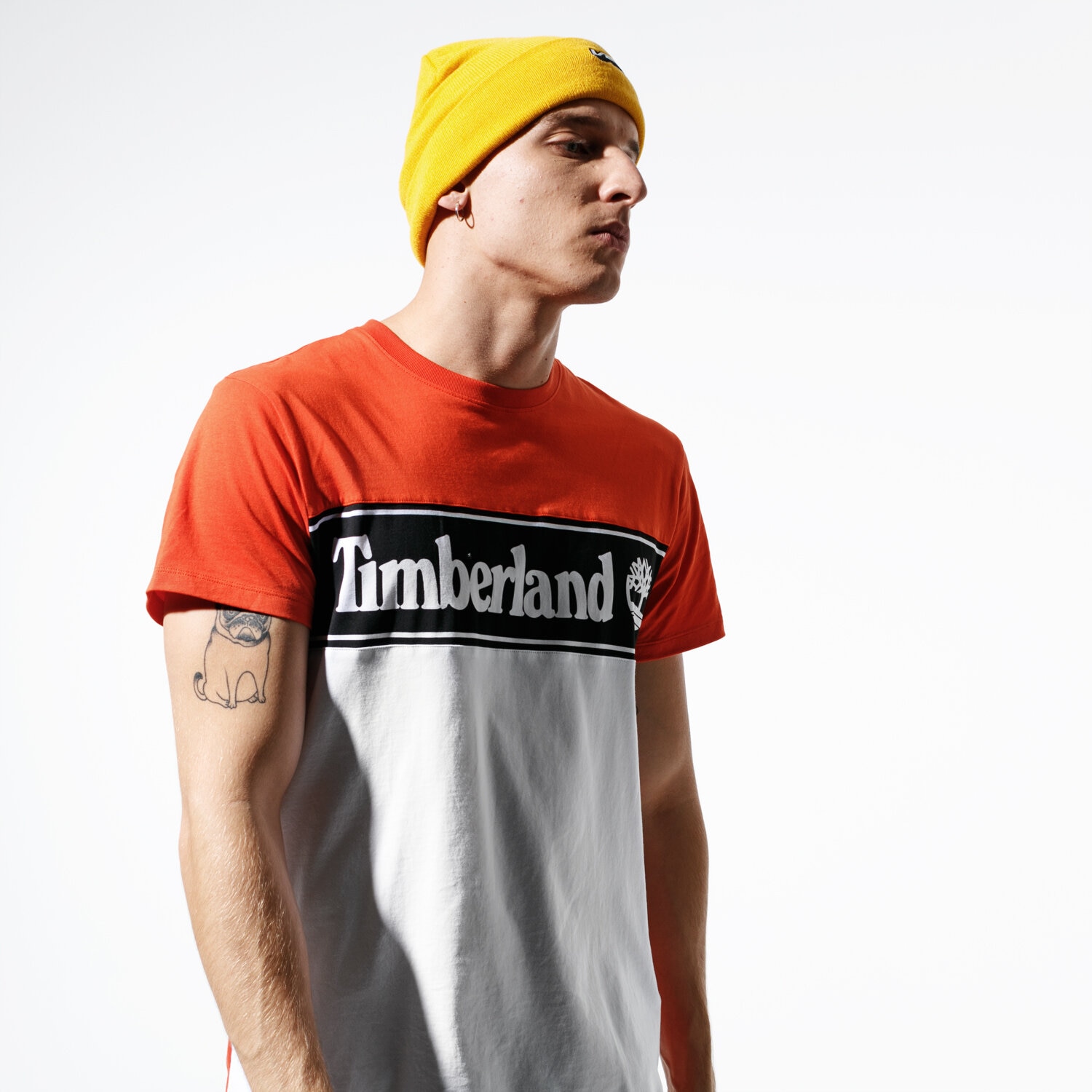 Herren T-Shirt TIMBERLAND T-SHIRT SS SS CUT & SEW LINEAR LOGO TEE TB0A1OA48451 Multicolor