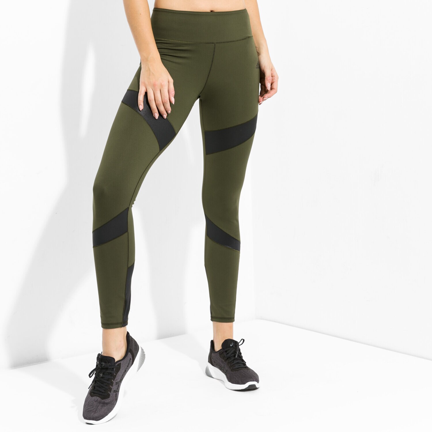 Damen Hosen ADIDAS LEGGINGS ULT TIG WRM. BR6780 Khaki