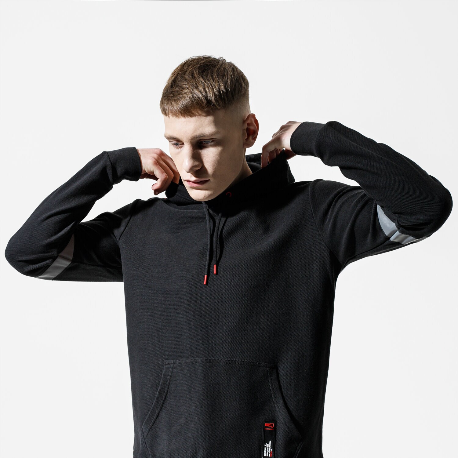 Herren CONFRONT HOODIE TYRION CF120BLM53002 Schwarz