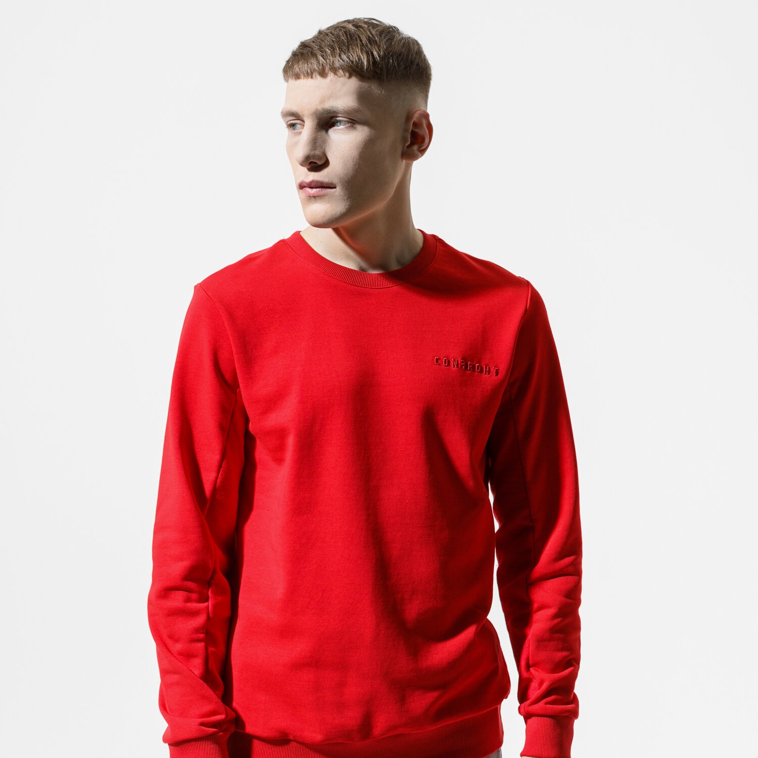 Herren CONFRONT SWEATSHIRT JAMIE CF120BLM54001 Rot