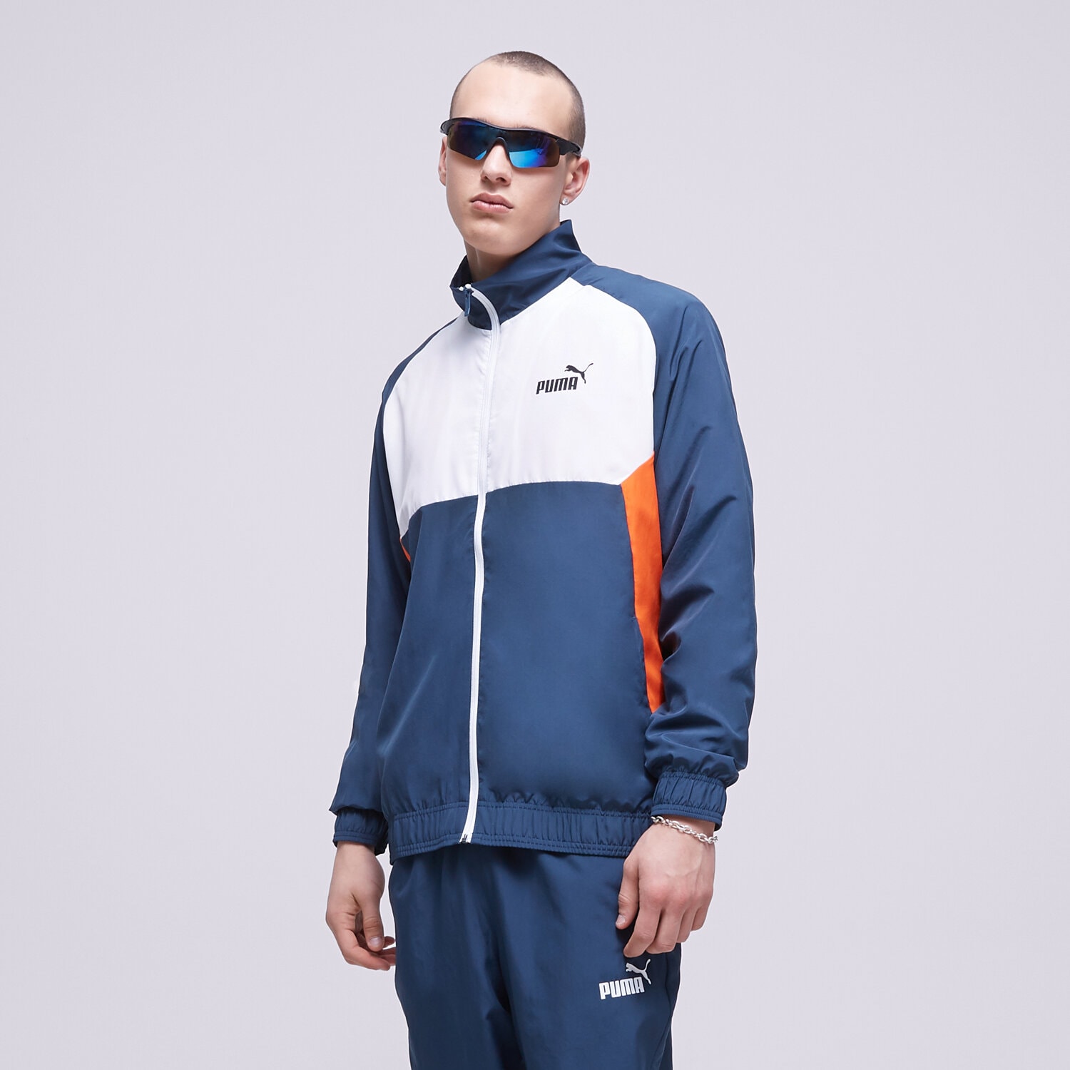 PUMA SET WOVEN TRACKSUIT CL 67398016 Dunkelblau