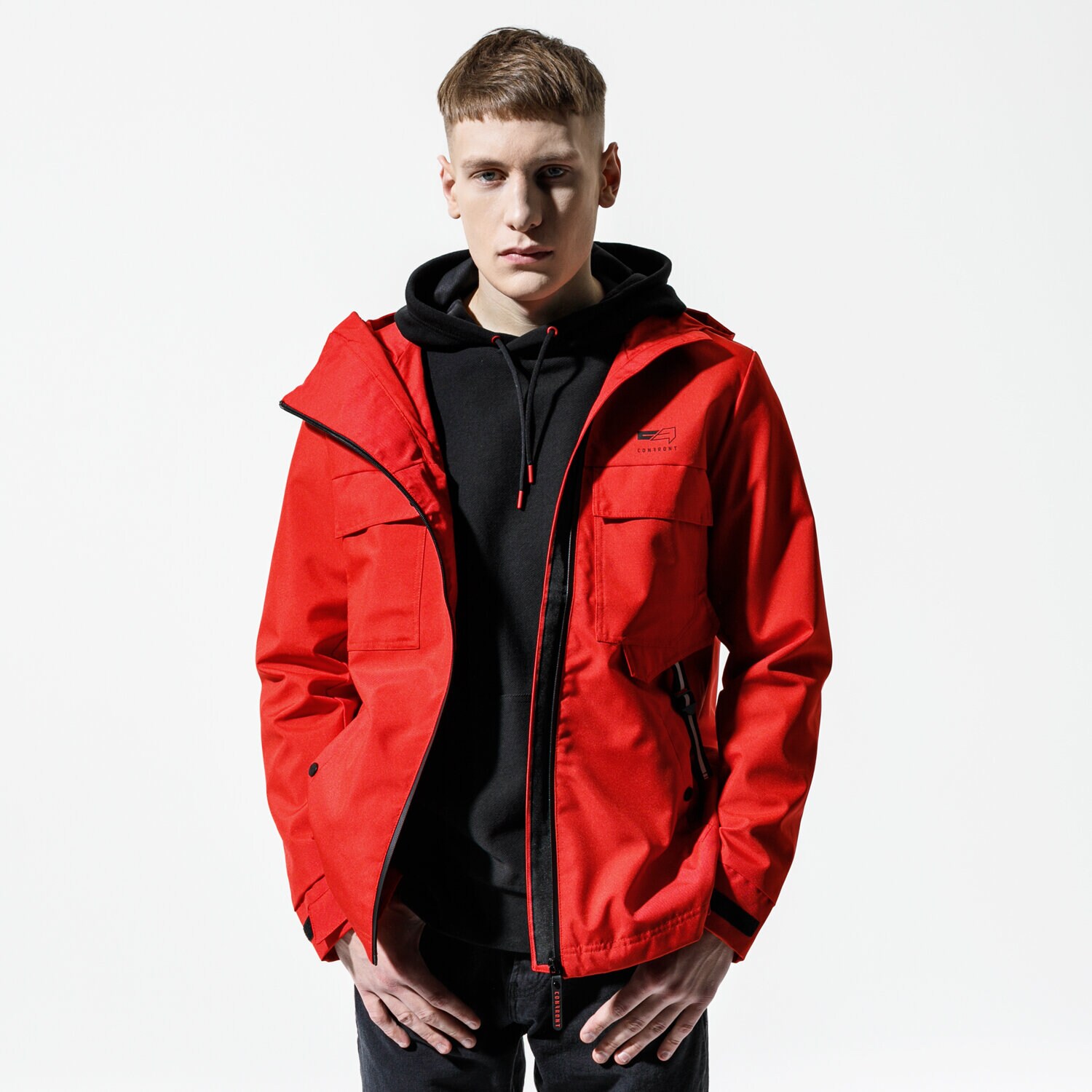 Herren Übergangsjacke CONFRONT JACKE RAMSAY CF120KUM24002 Rot