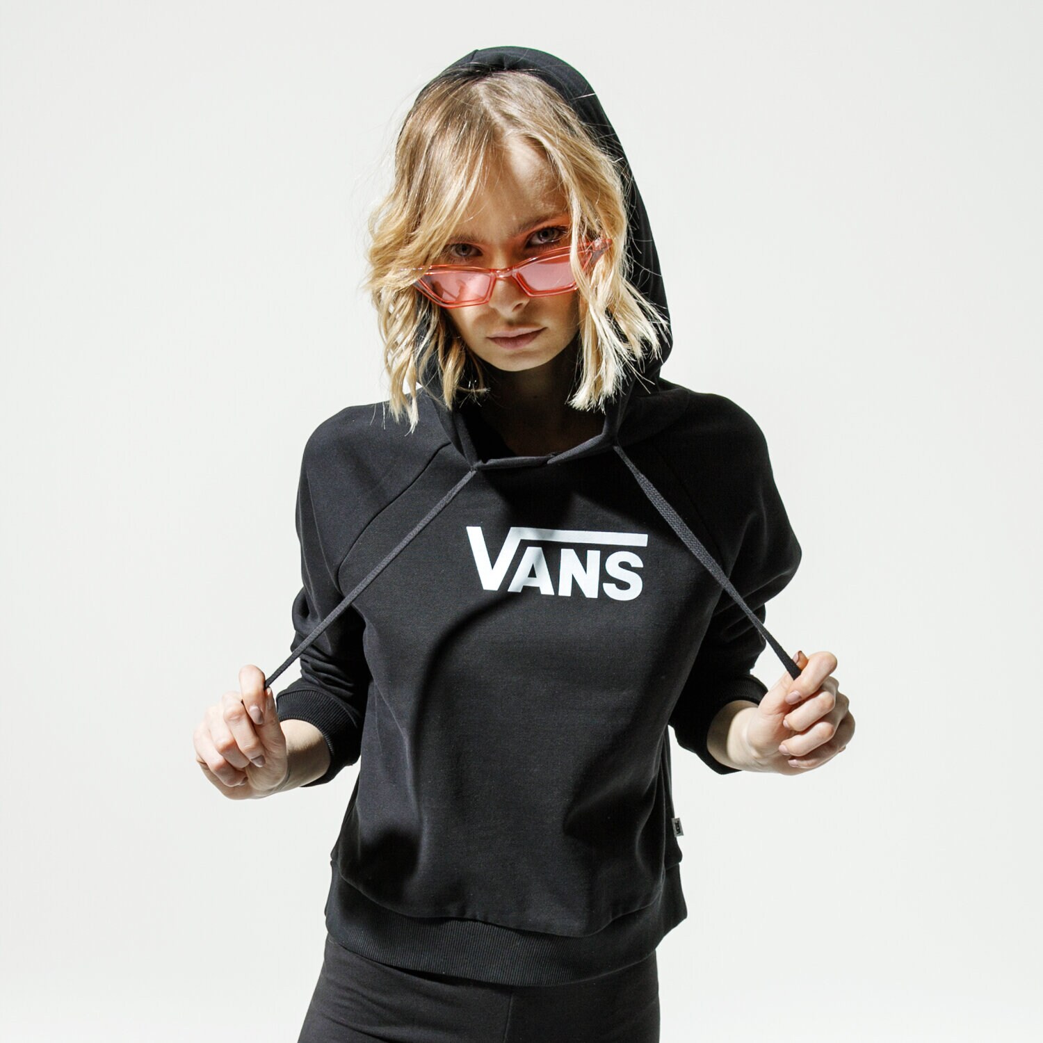 Damen VANS HOODIE WM FLYING V FT BOXY HOODIE BLACK VN0A4BG3BLK1 Schwarz