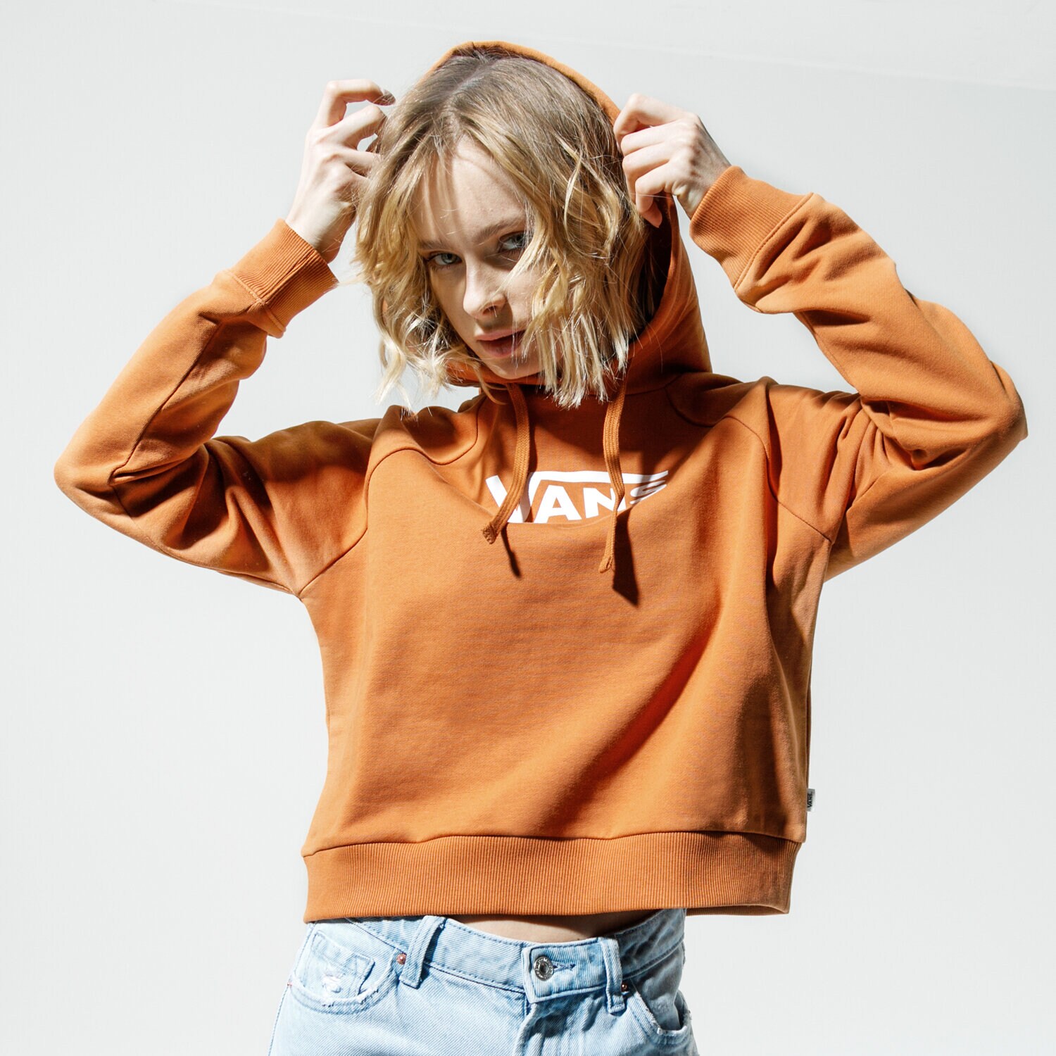 Damen VANS HOODIE WM FLYING V FT BOXY HOODIE ADOBE VN0A4BG3VWQ1 Braun