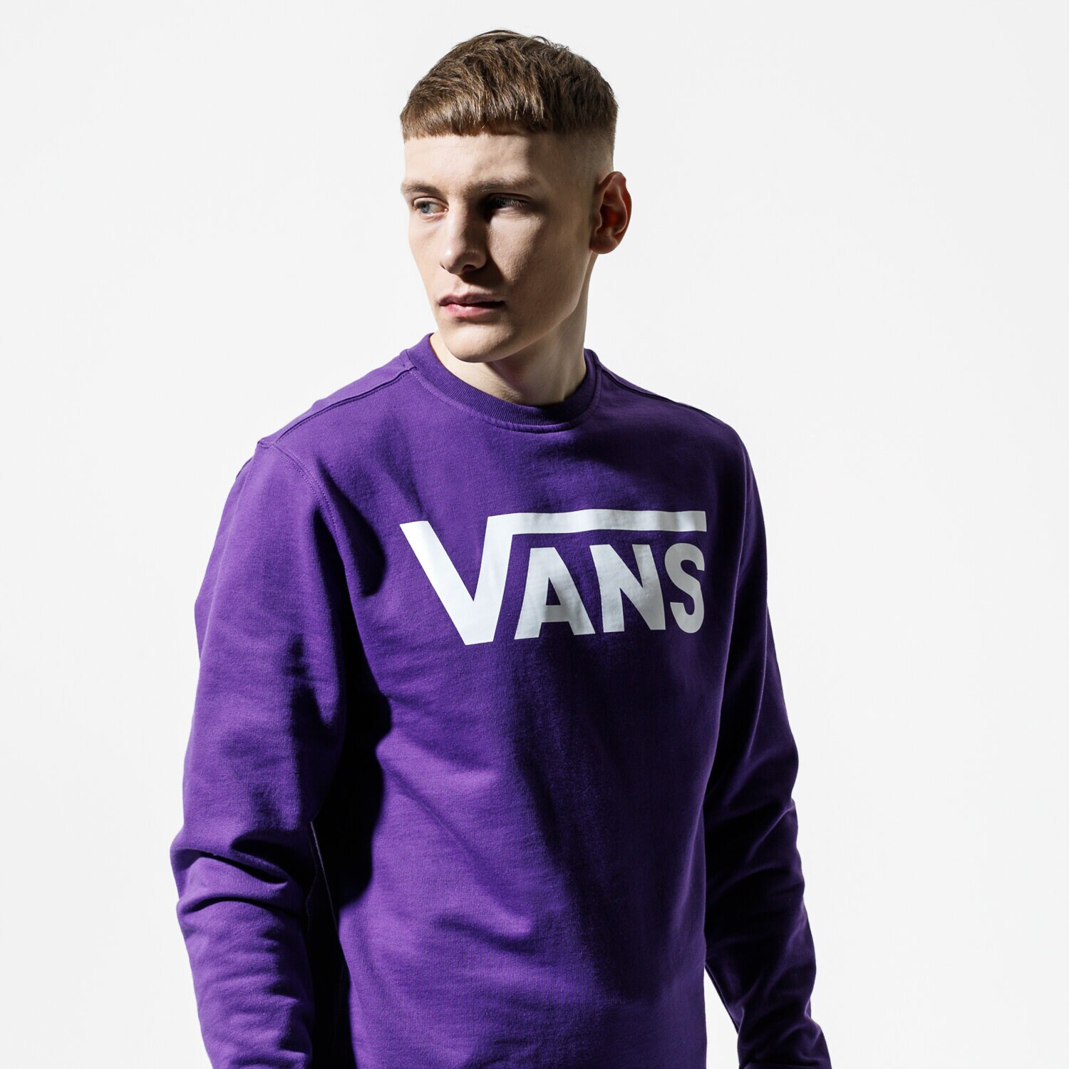 Herren VANS SWEATSHIRT MN VANS CLASSIC CREW II HELIOTROPE/WHITE VN0A456AYMM1 Violet