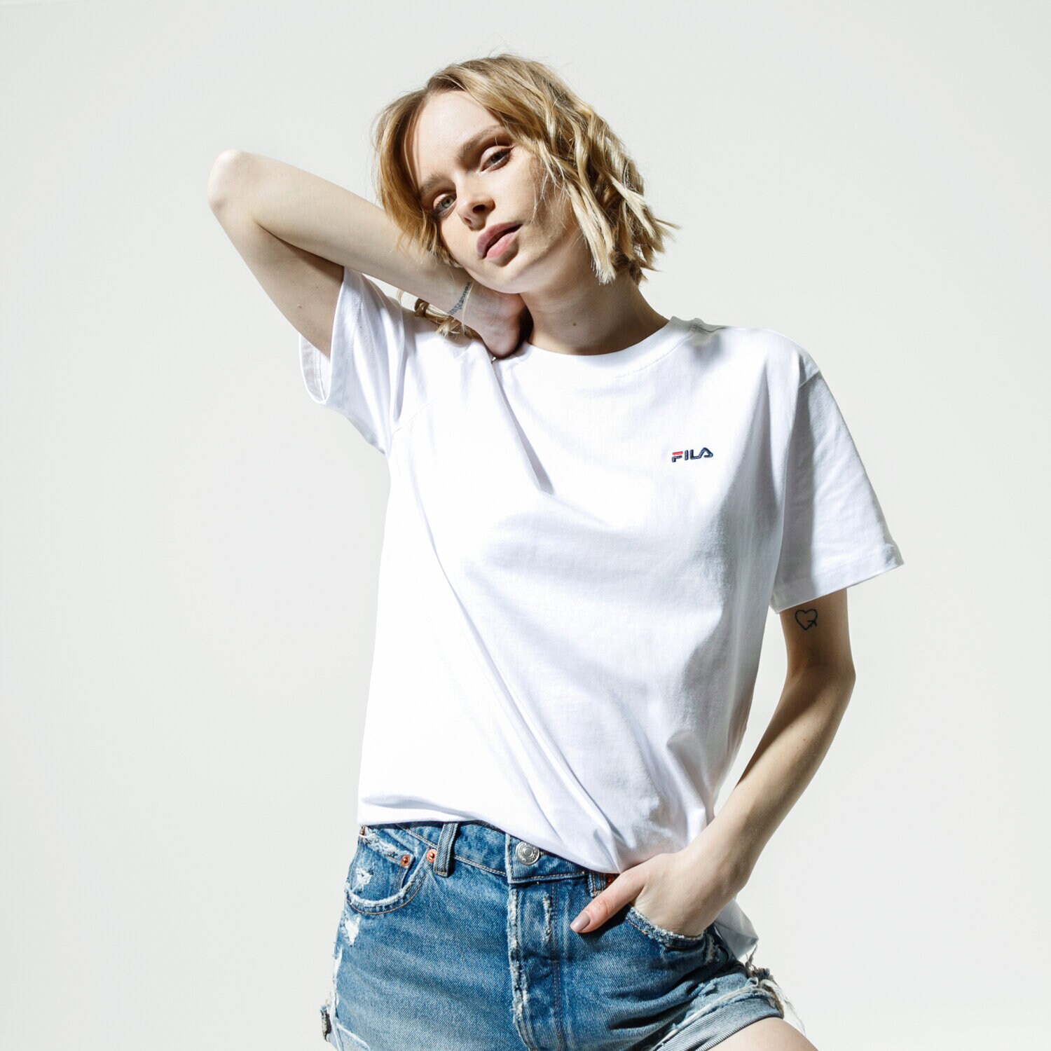 Damen T-Shirt FILA T-SHIRT EARA TEE 687469M67 Weiß