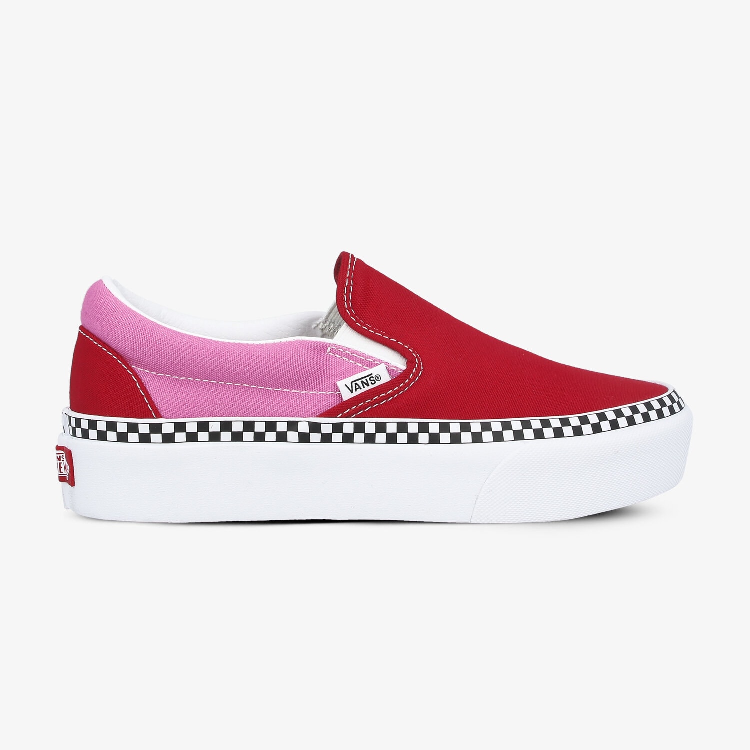 Damen Sneaker VANS UA CLASSIC SLIP-ON PLATFORM VN0A3JEZWVX1 Rot