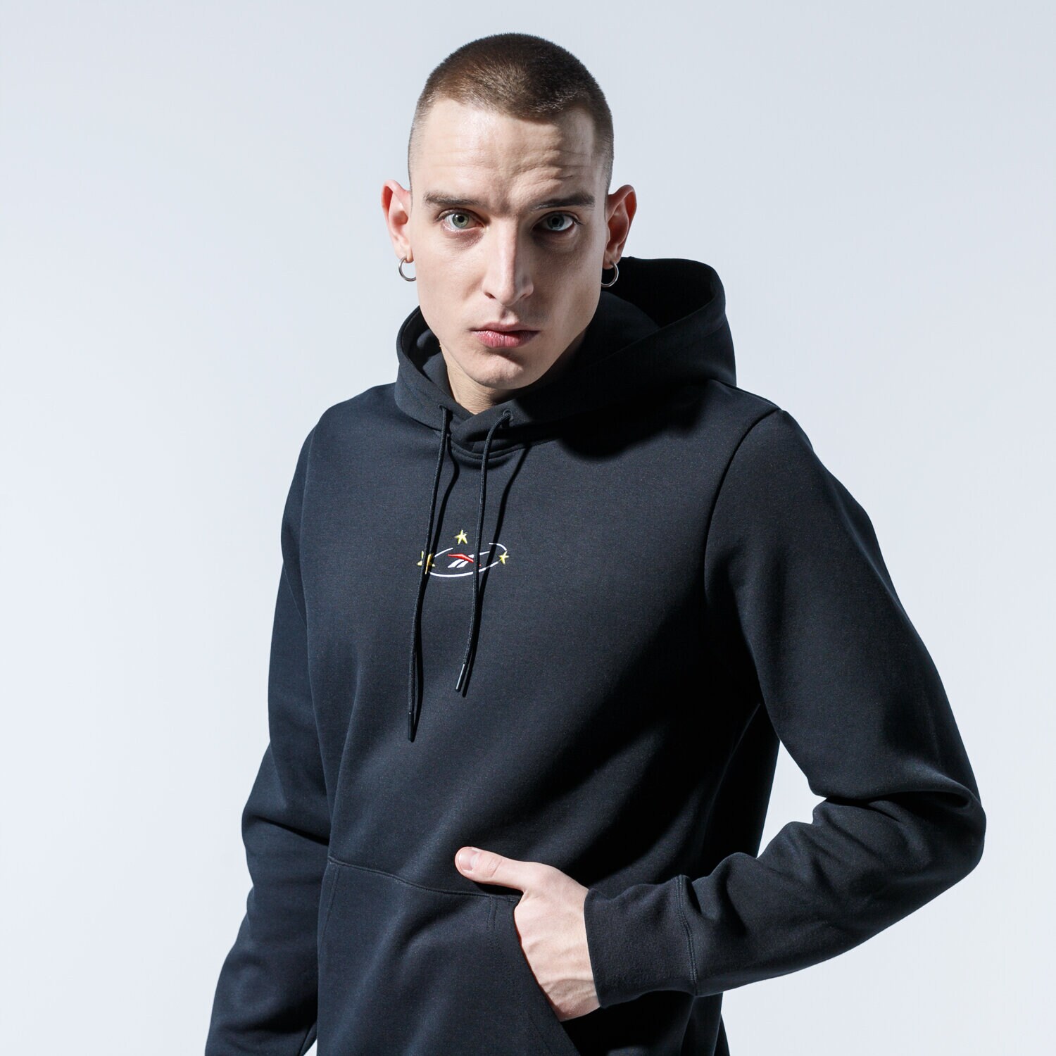 Herren REEBOK HOODIE TJ HOODY 1 GJ0473 Schwarz