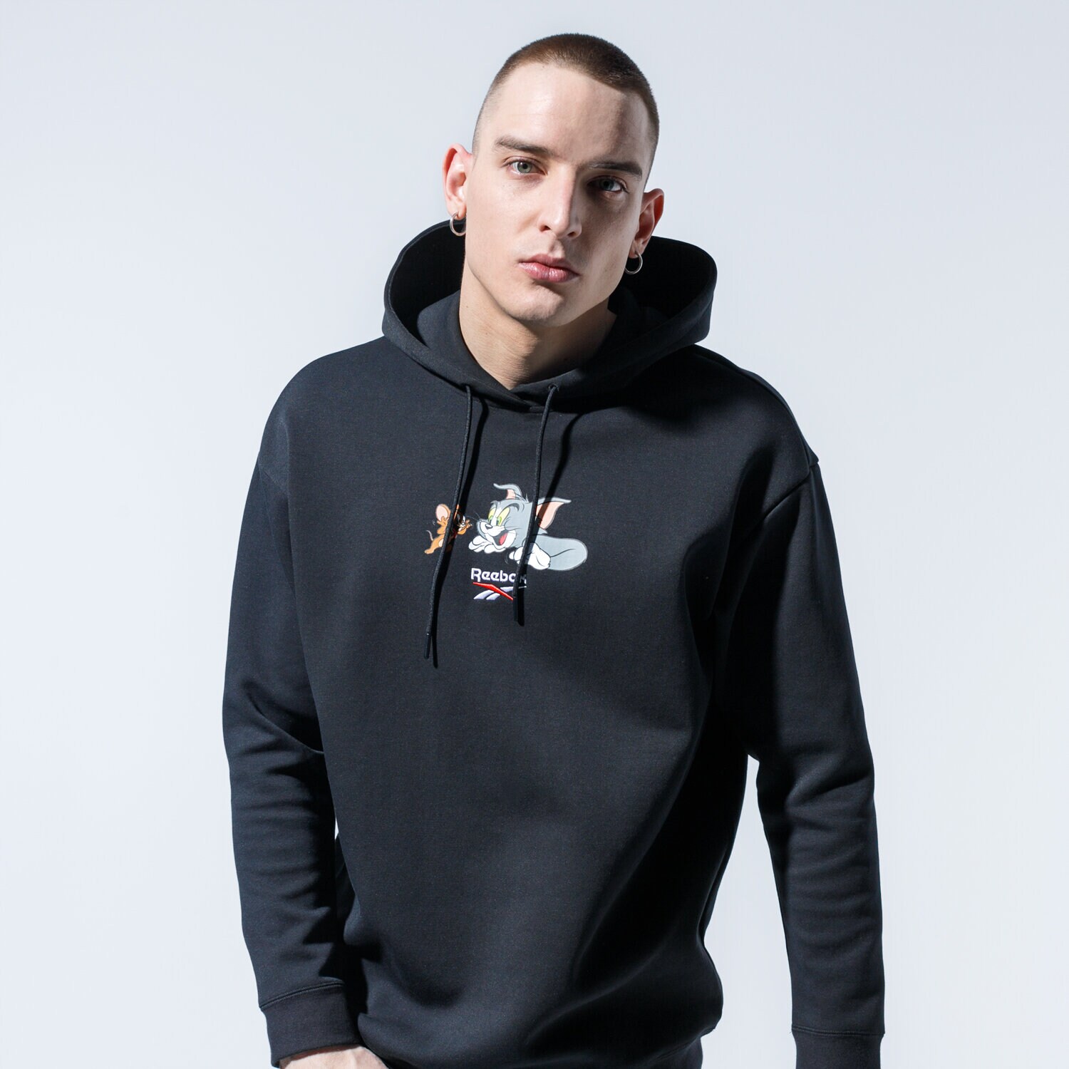 Herren REEBOK HOODIE TJ HOODY 2 GJ0467 Schwarz