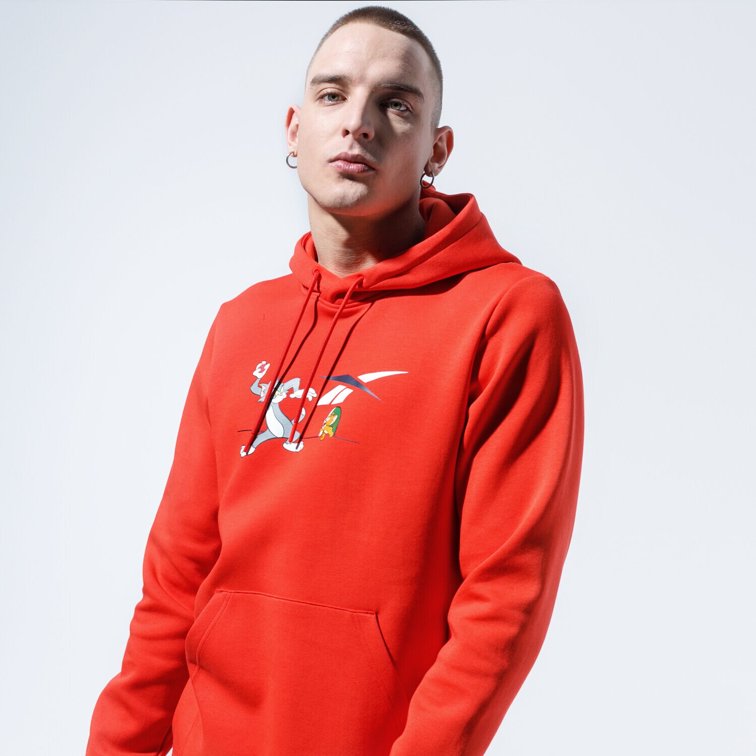 Herren REEBOK HOODIE TJ HOODY 4 GK9163 Rot