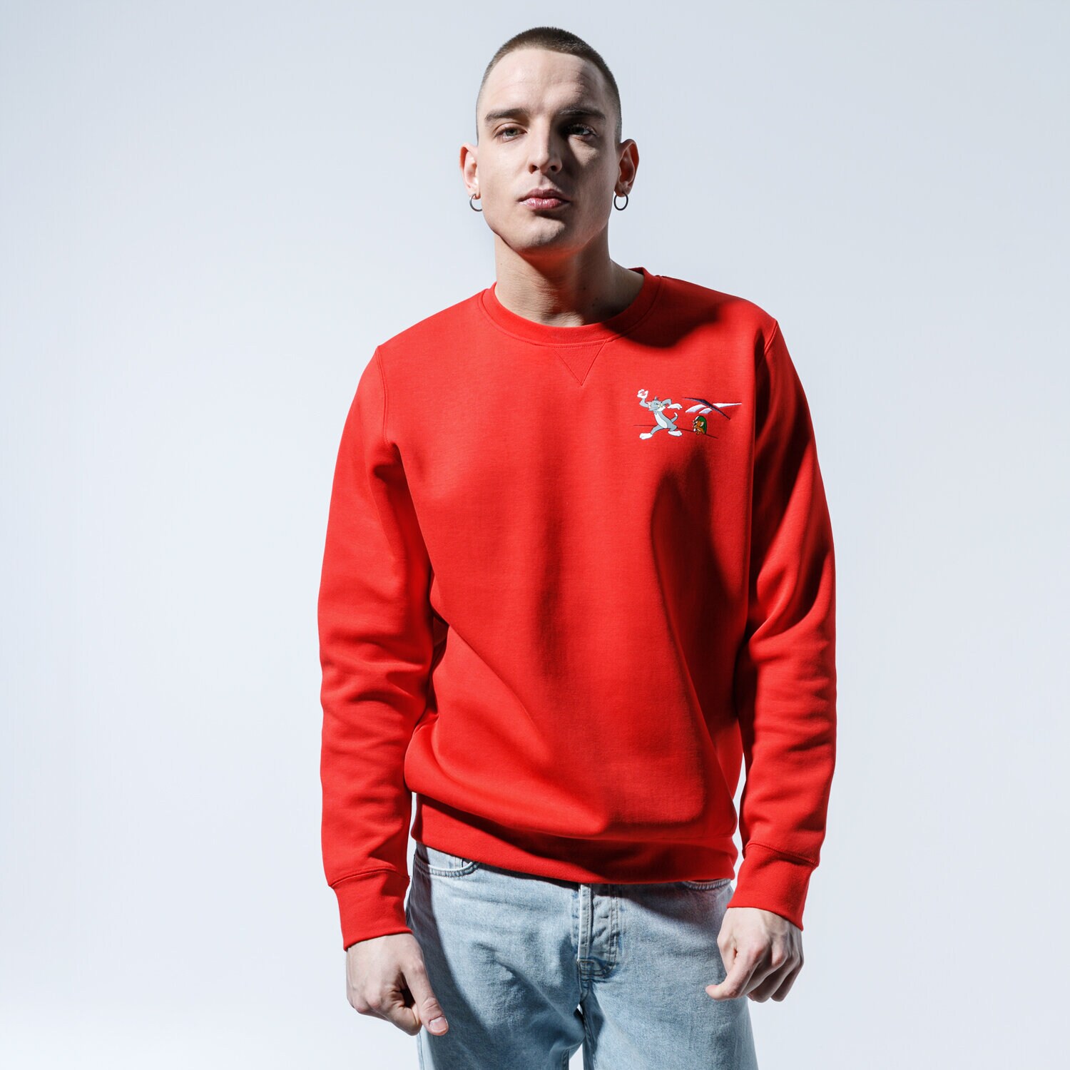Herren REEBOK SWEATSHIRT TJ CREW 3 GK9157 Rot