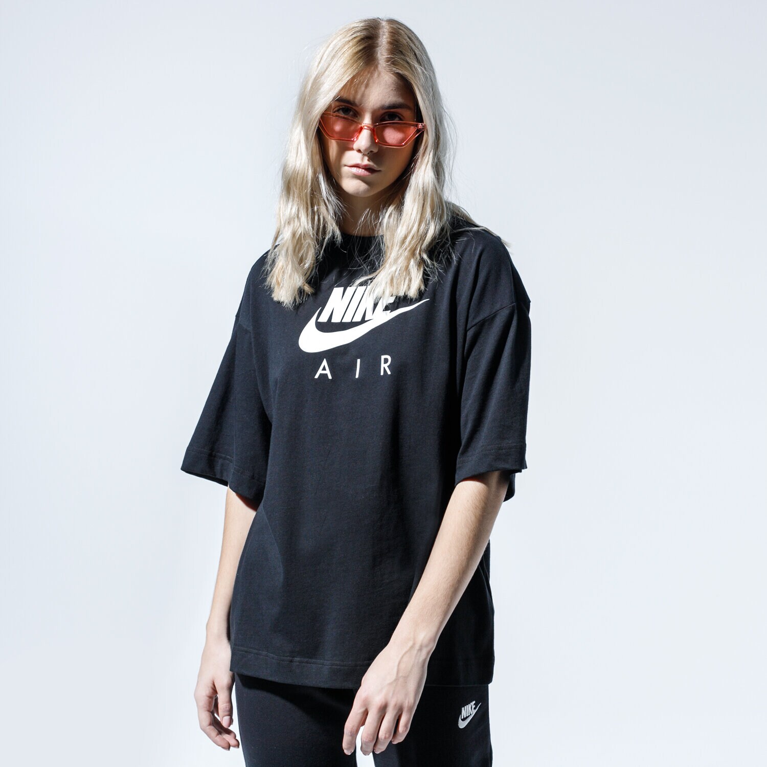 Damen T-Shirt NIKE T-SHIRT AIR CJ3105-010 Schwarz