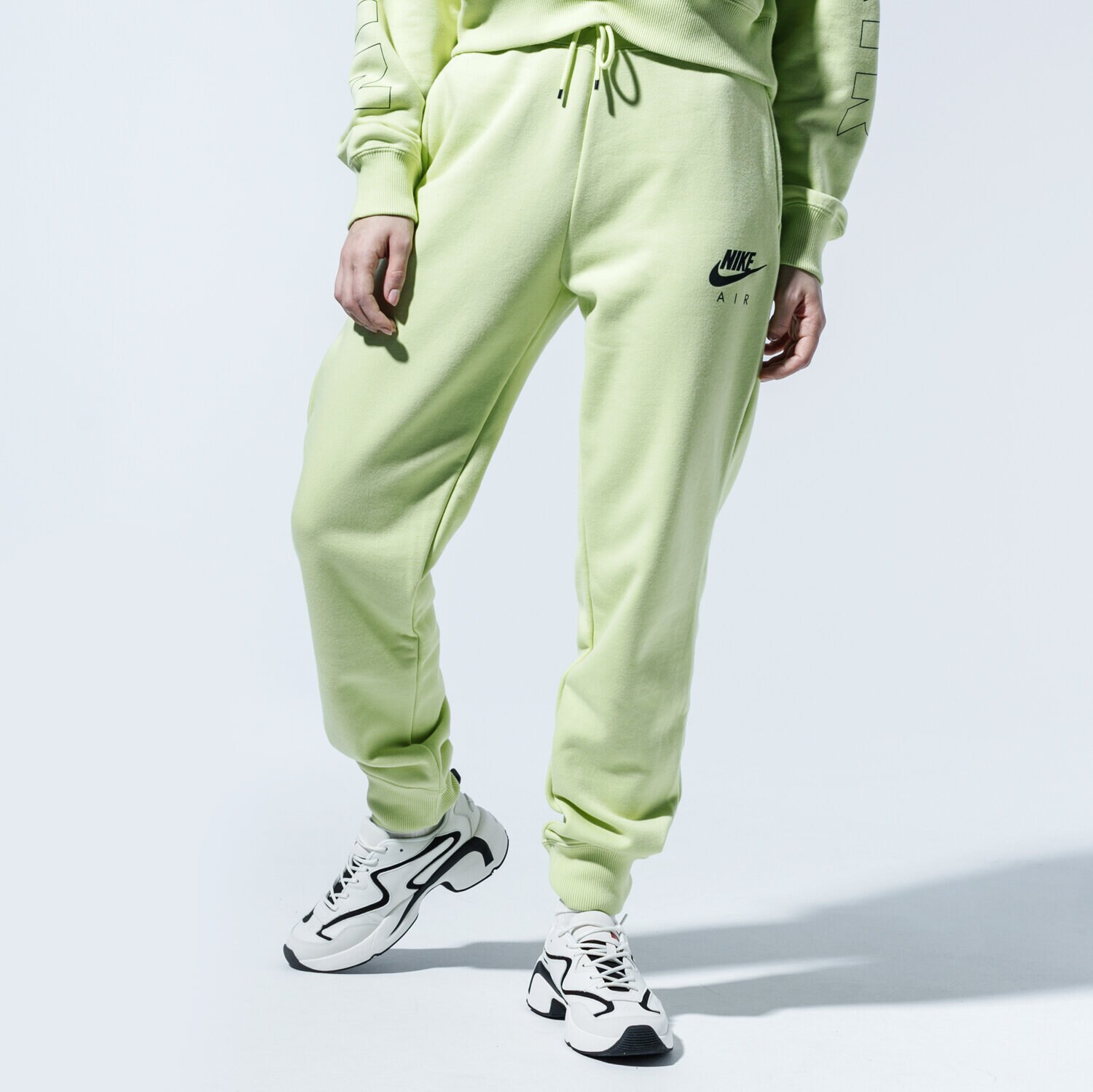 Damen Hosen NIKE HOSE W NSW AIR PANT FLC BB CJ3047-367 Grün