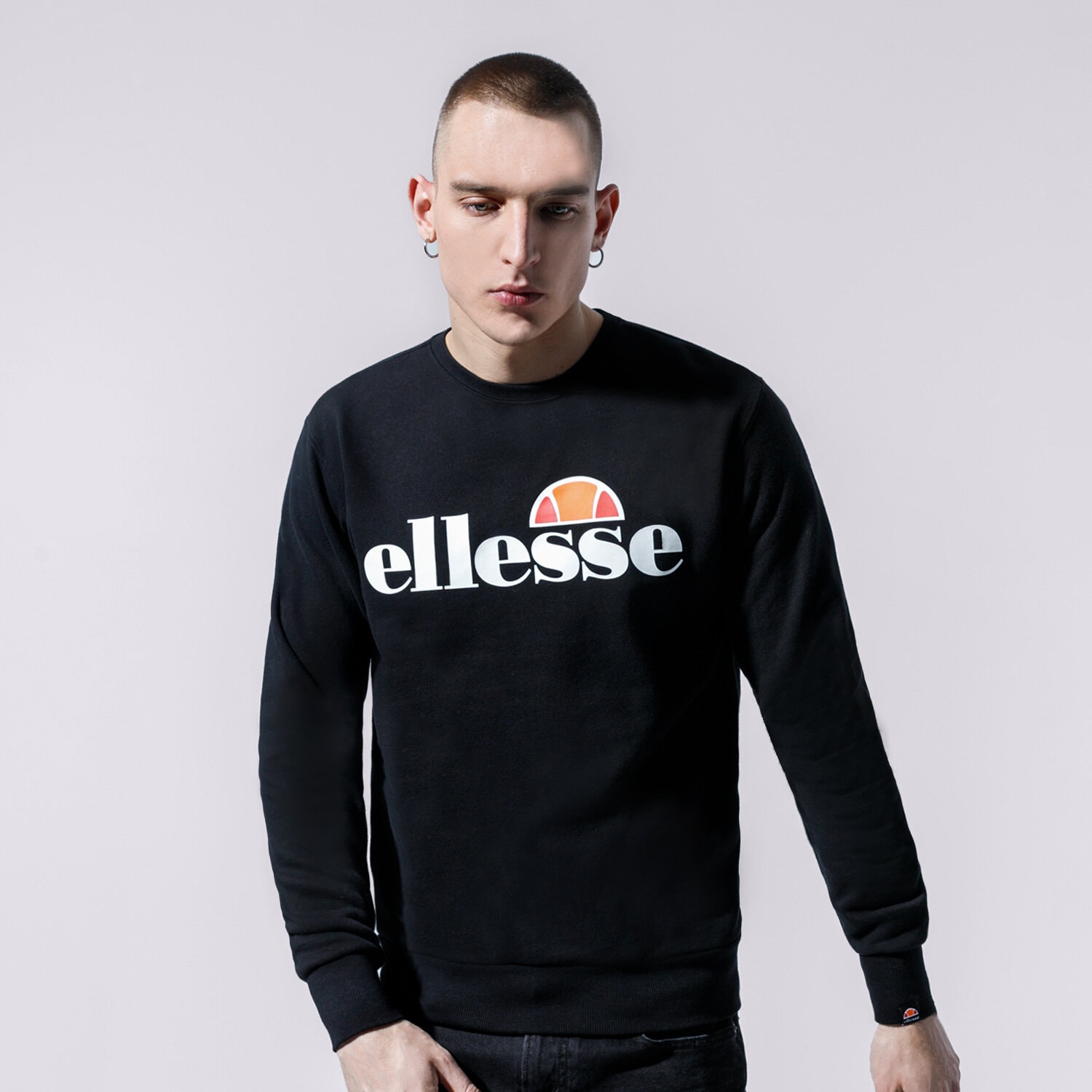 Herren ELLESSE SWEATSHIRT SL SUCCISO BLK SHC07930011 Schwarz