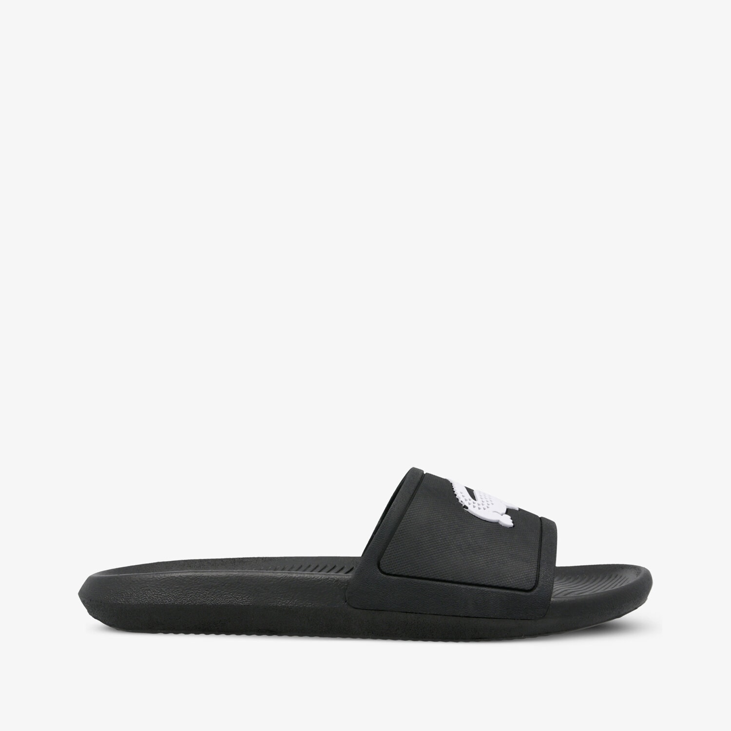 Herren LACOSTE CROCO SLIDE 119 1 CMA 737CMA0018312 Schwarz