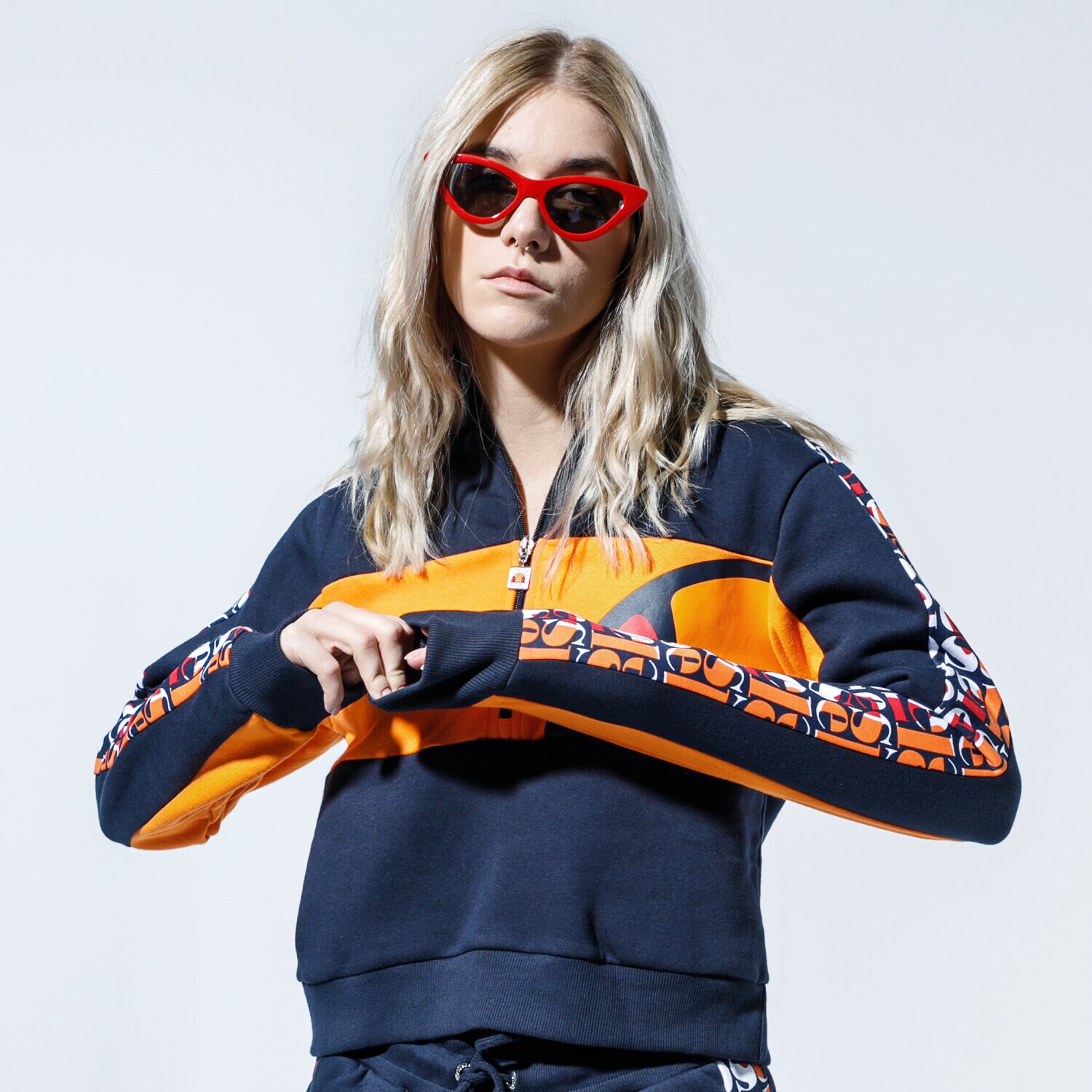 Damen ELLESSE SWEATSHIRT SHELDO SGE08434NAVY Dunkelblau