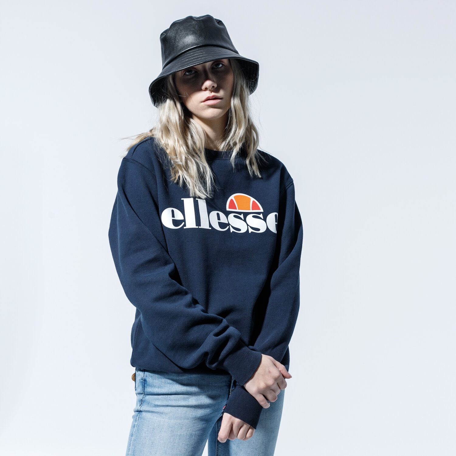 Damen ELLESSE SWEATSHIRT AGATA NAVY SGS03238429 Dunkelblau