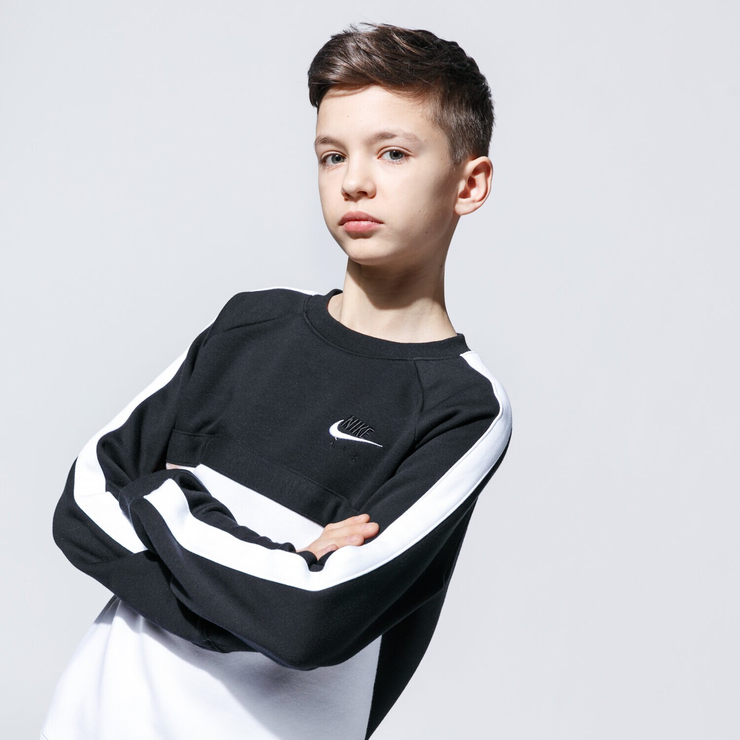 Kinder NIKE SWEATSHIRT AIR CJ7850-010 Schwarz