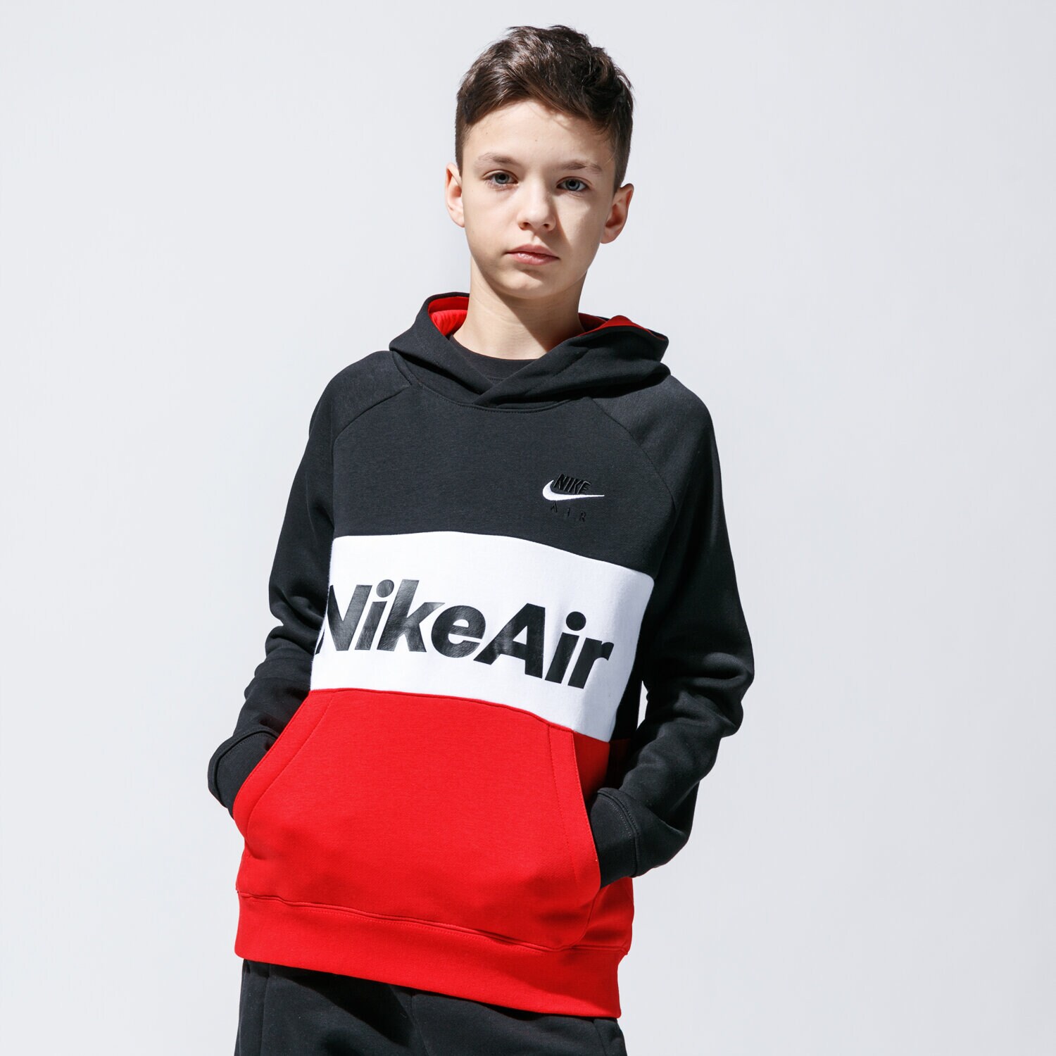Kinder NIKE HOODIE AIR CJ7842-011 Schwarz