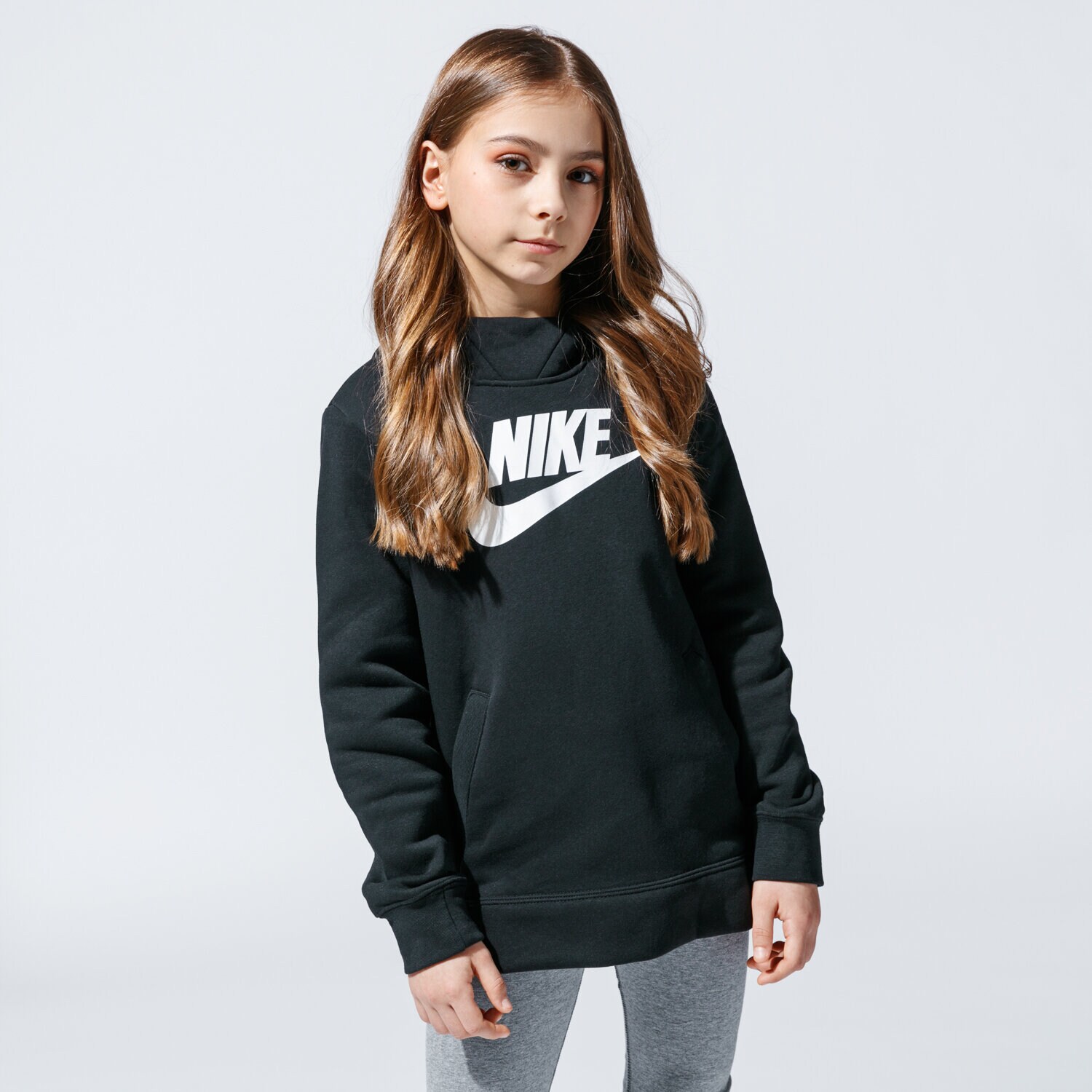 Kinder NIKE HOODIE SPORTSWEAR BV2717-010 Schwarz