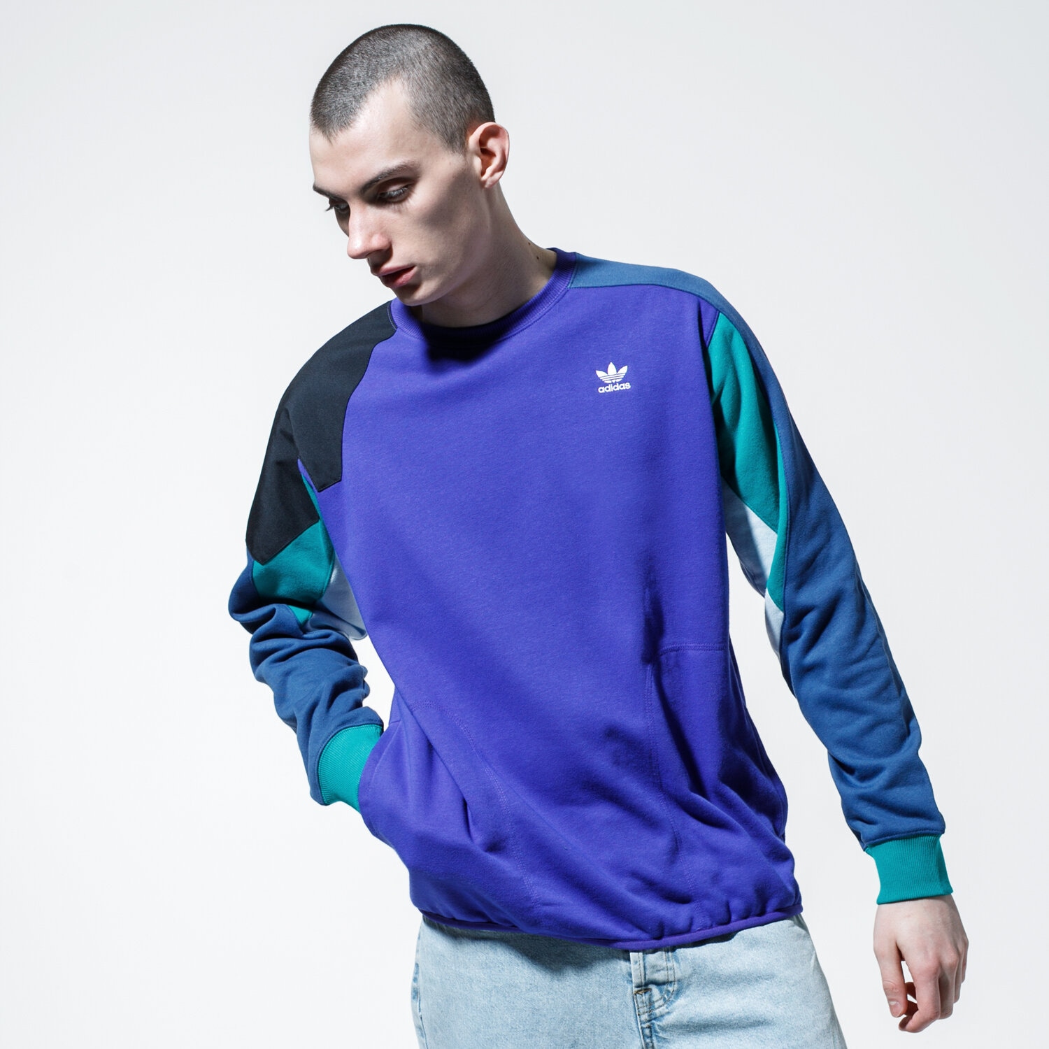 Herren ADIDAS SWEATSHIRT SWEATSHIRT M FM3697 Violet