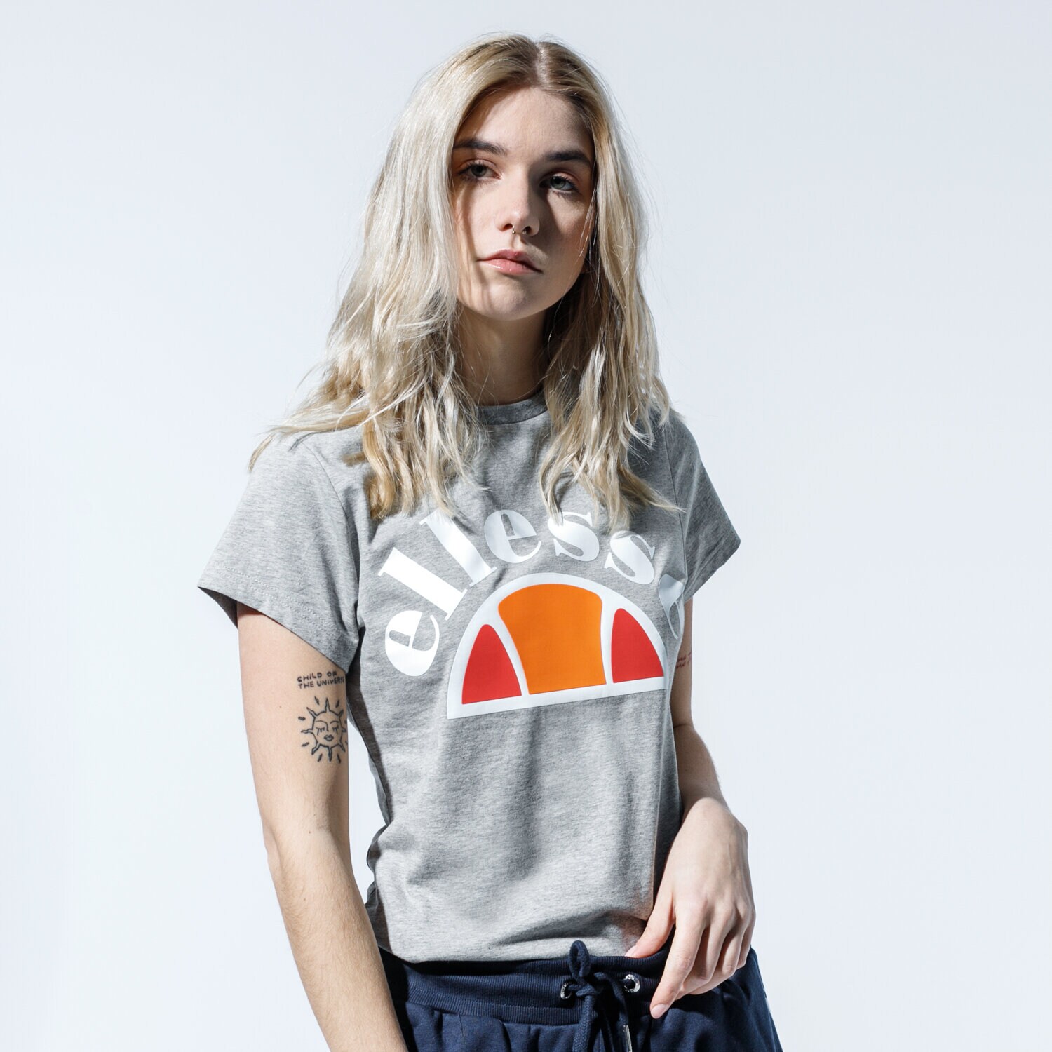 Damen T-Shirt ELLESSE T-SHIRT CINE SGE09978GREYMARL Grau