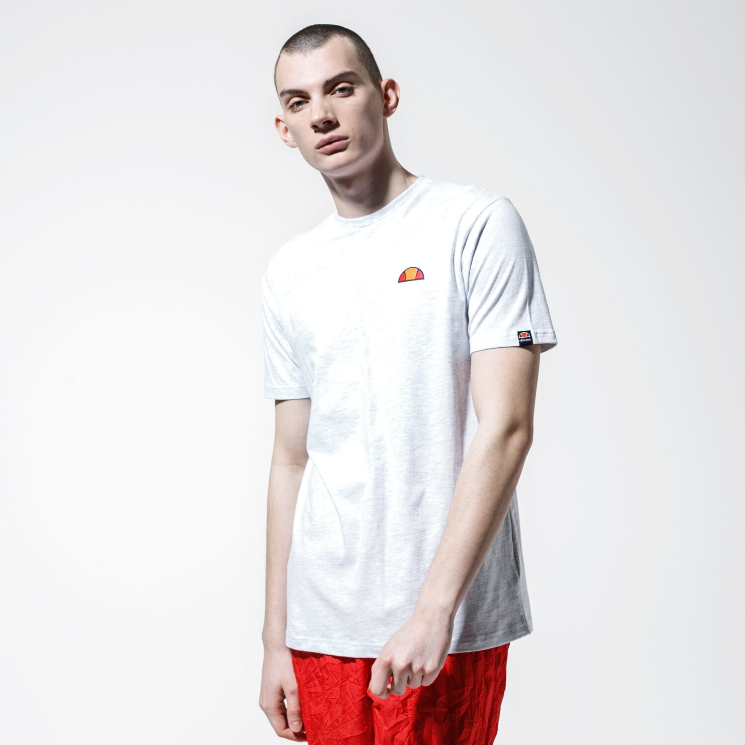 Herren T-Shirt ELLESSE T-SHIRT KOSI SHE09994WHITEMARL Grau