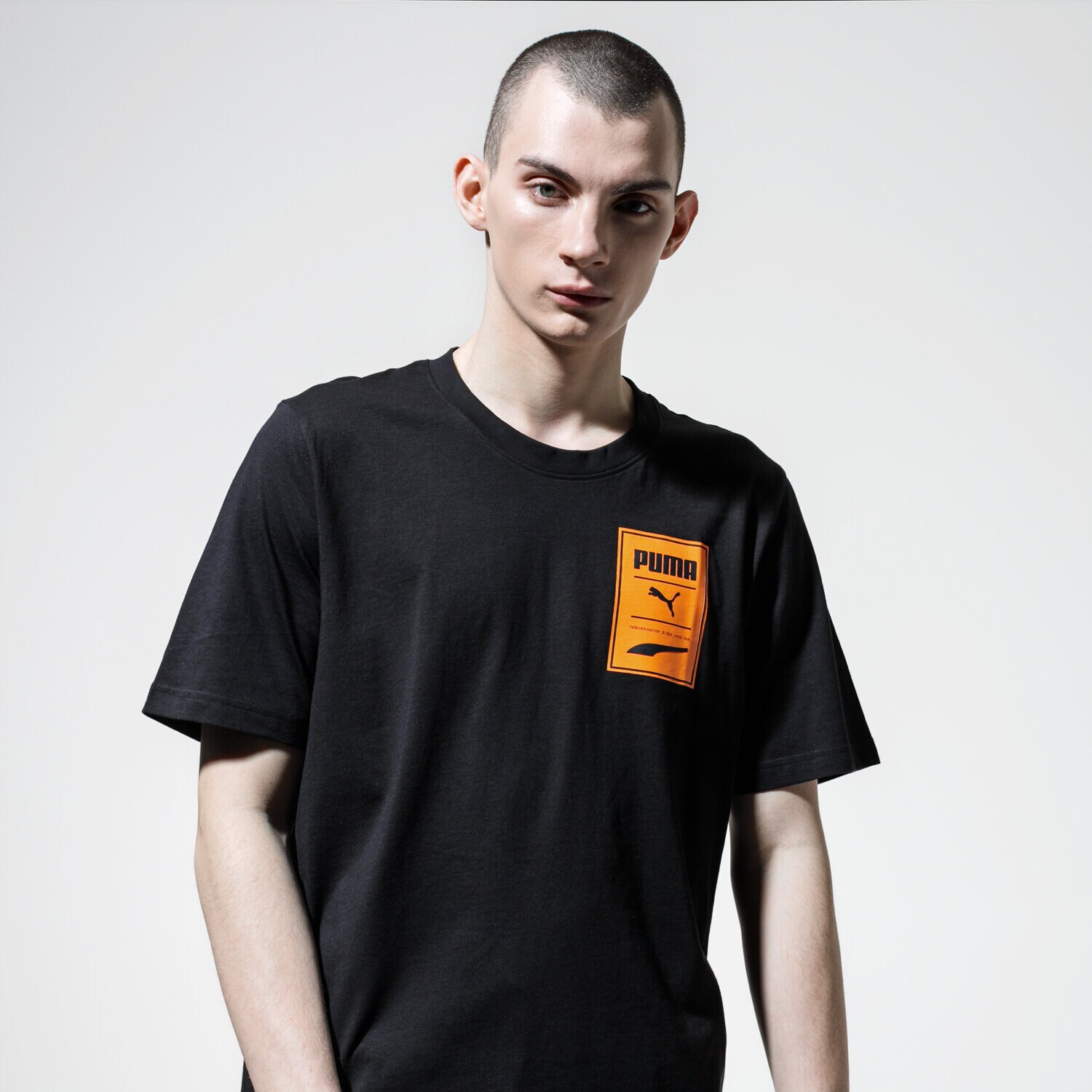 Herren T-Shirt PUMA T-SHIRT RECHECK PACK GRAPHIC TEE 59788401 Schwarz