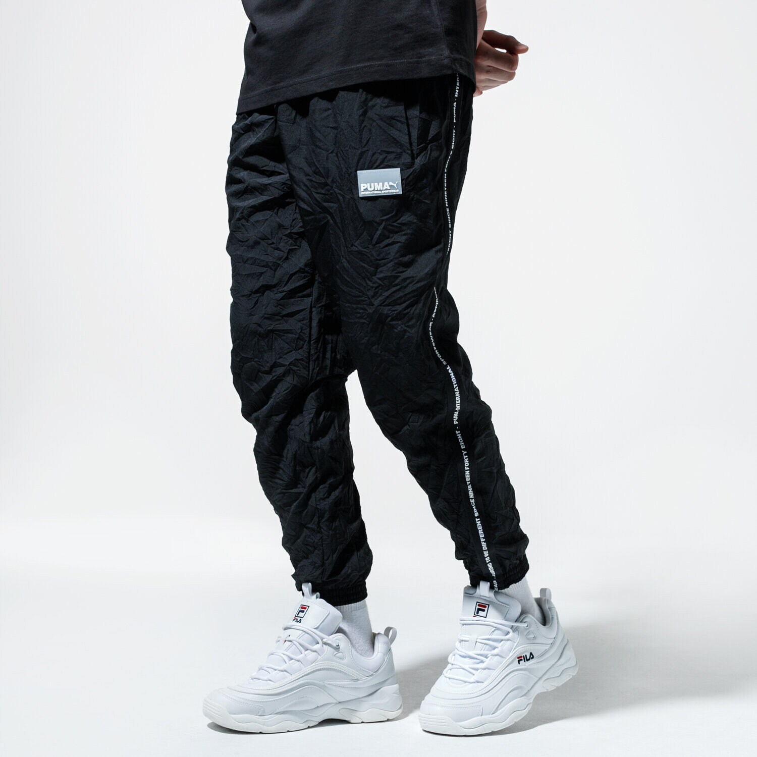 Herren Hosen PUMA HOSE AVENIR WOVEN PANTS 59646101 Schwarz