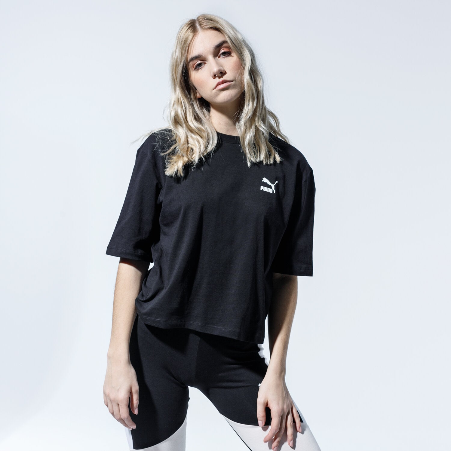 Damen T-Shirt PUMA T-SHIRT TFS GRAPHIC TEE 59625901 Schwarz