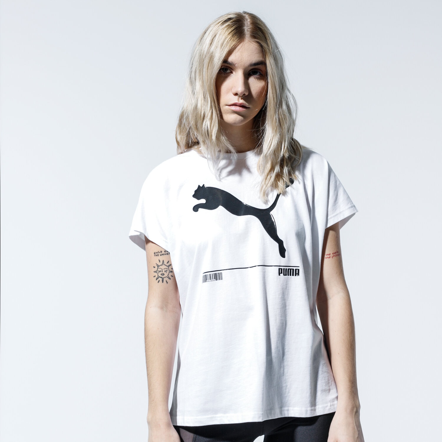 Damen T-Shirt PUMA T-SHIRT NU-TILITY TEE 58137102 Weiß