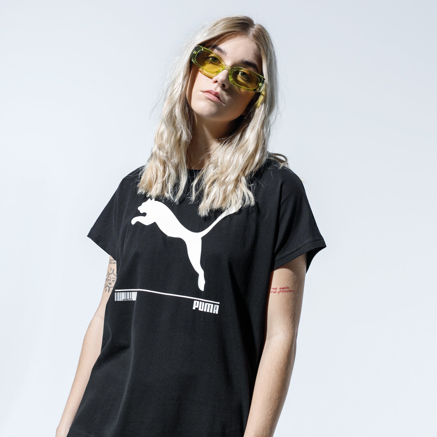 Damen T-Shirt PUMA T-SHIRT NU-TILITY TEE 58137101 Schwarz