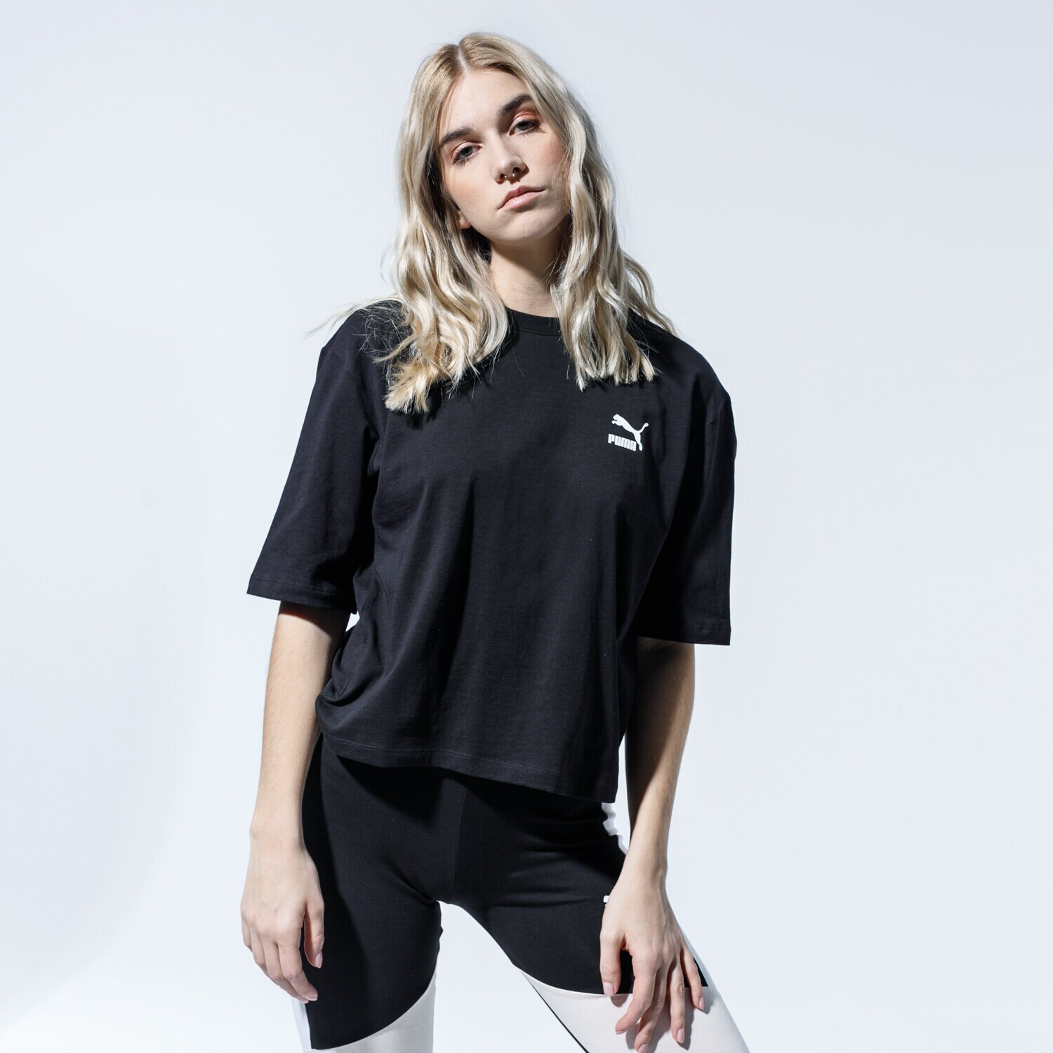Damen T-Shirt PUMA T-SHIRT TFS GRAPHIC TEE 59625901 Schwarz
