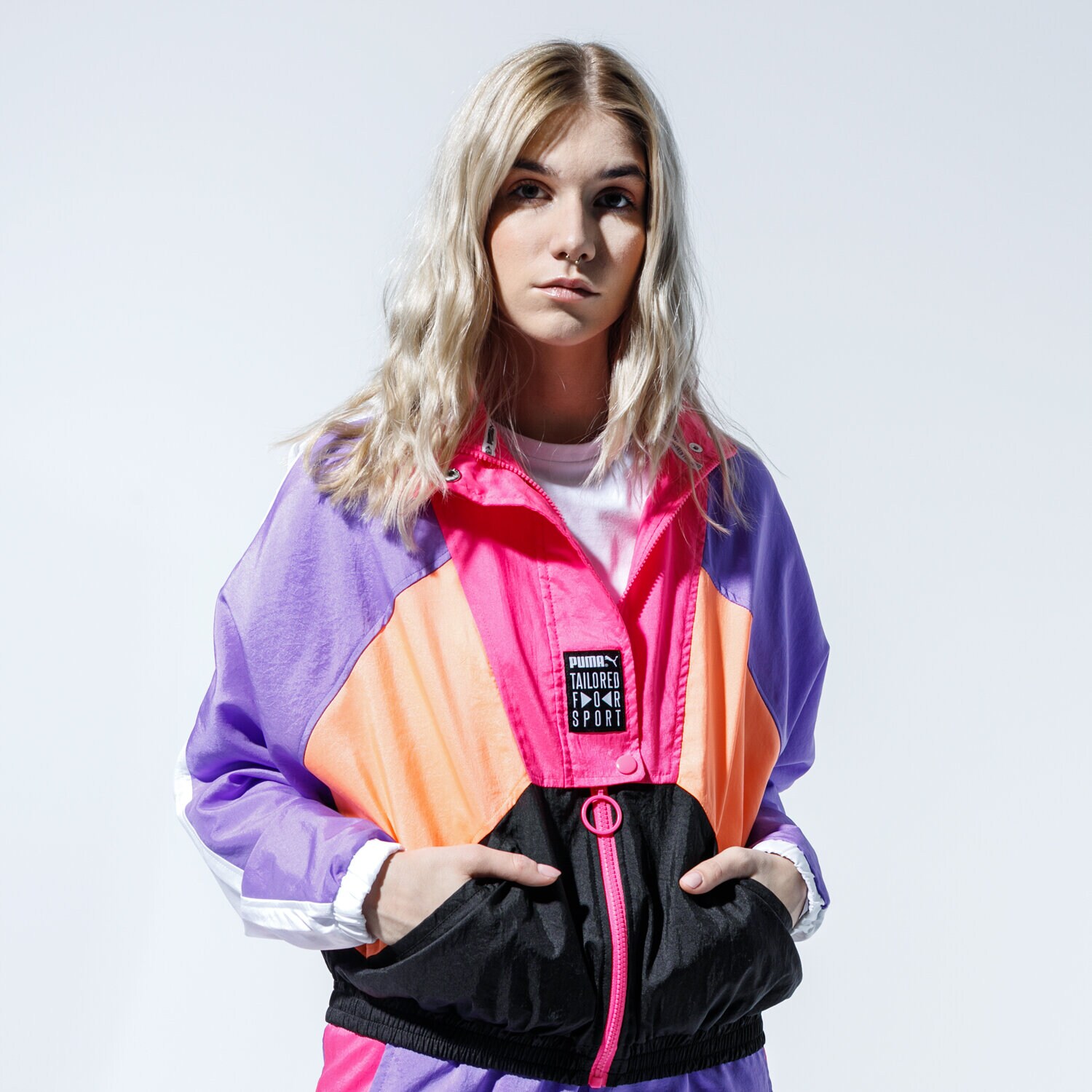 Damen Übergangsjacke PUMA JACKE ORTALION TFS OG RETRO TRACK JACKET 59855588 Multicolor