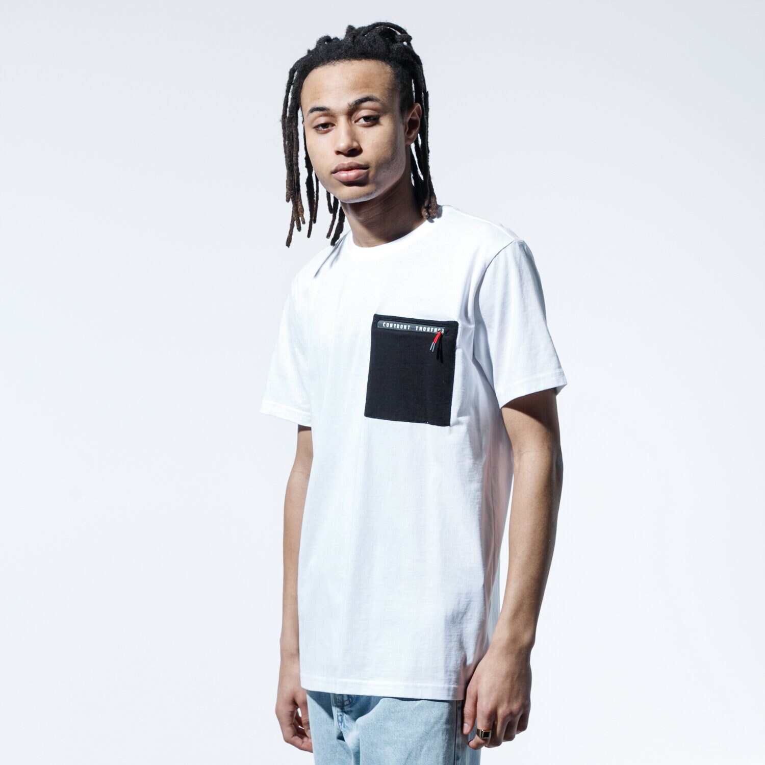 Herren T-Shirt CONFRONT T-SHIRT TYRELL CF120TSM72001 Weiß