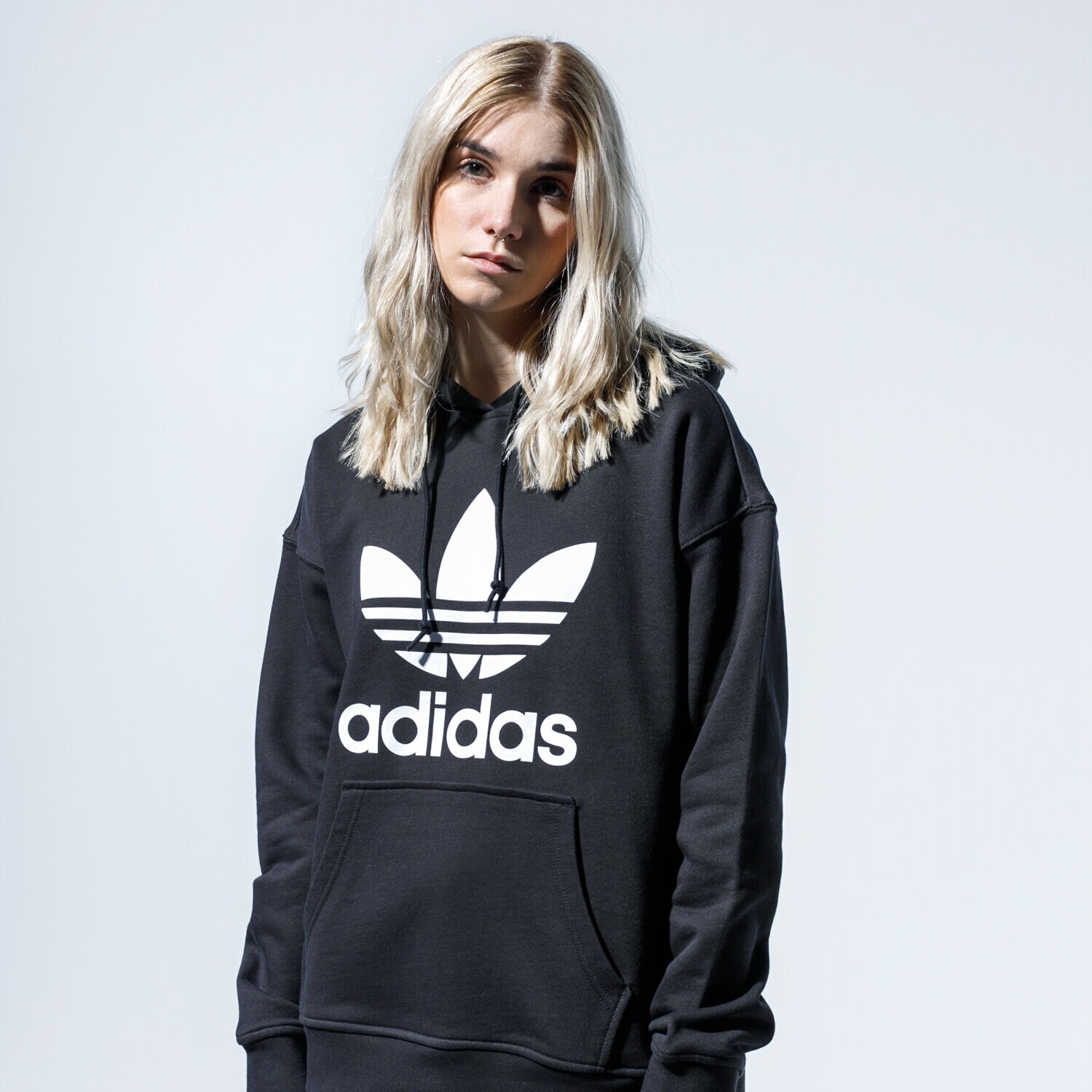 Damen ADIDAS HOODIE TRF HOODIE FM3307 Schwarz