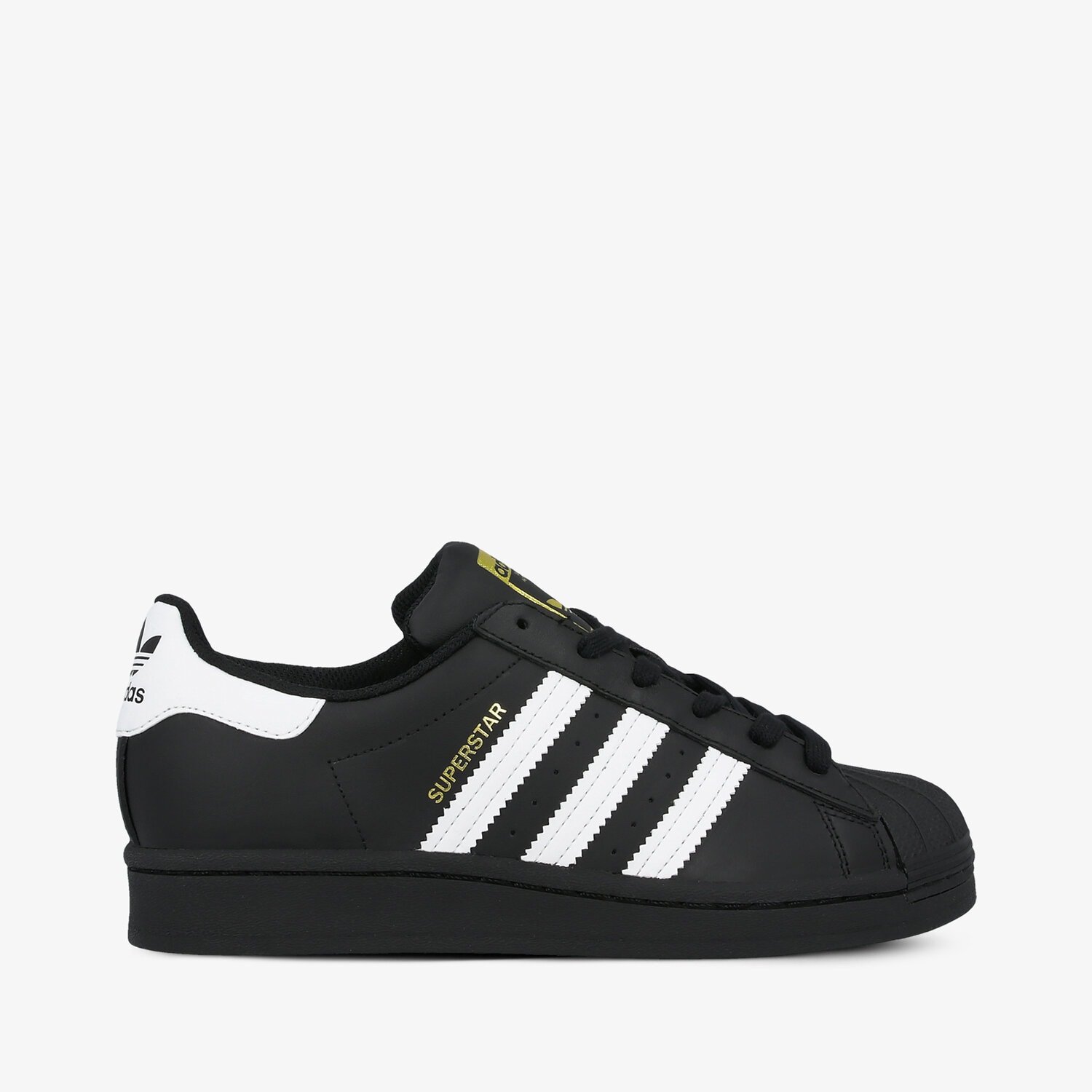 Kinder Sneaker ADIDAS SUPERSTAR J  EF5398 Schwarz