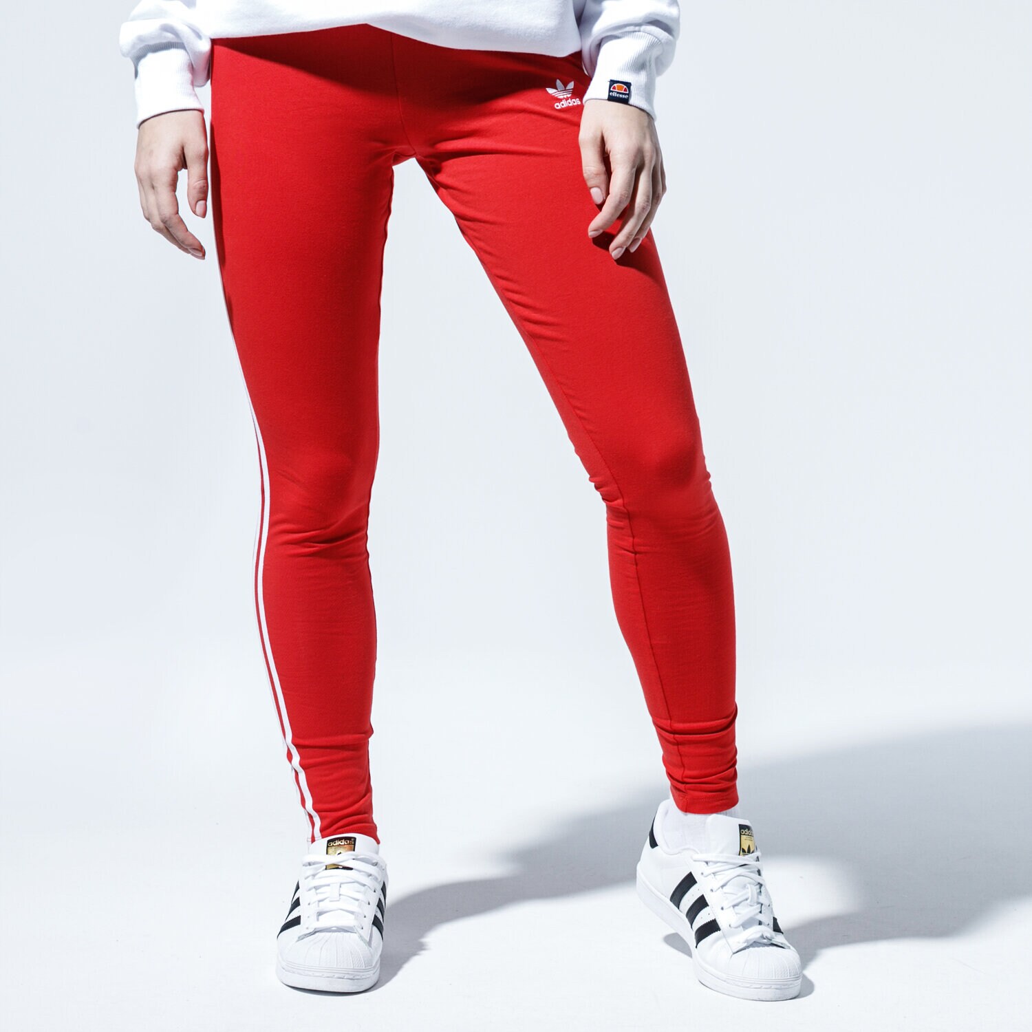 Damen Hosen ADIDAS LEGGINGS 3 STR TIGHT FM3283 Rot
