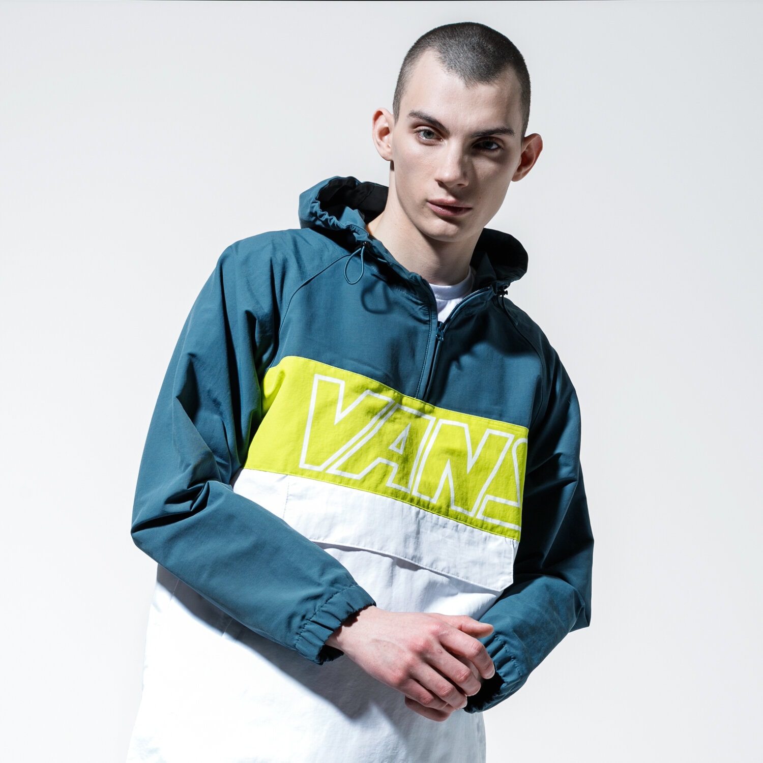 Herren Übergangsjacke VANS JACKE MN RETRO SPORT ANORAK STARGAZER/WHITE VN0A49PAYNB1 Multicolor