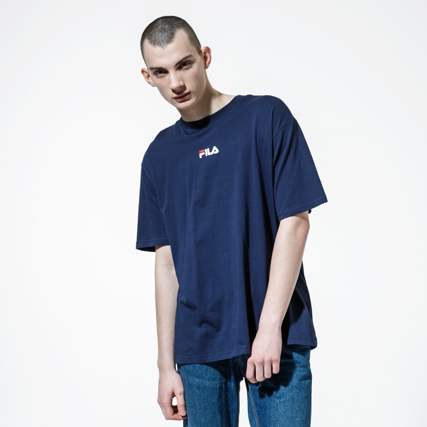 Herren T-Shirt FILA T-SHIRT BENDER TEE 687484170 Dunkelblau