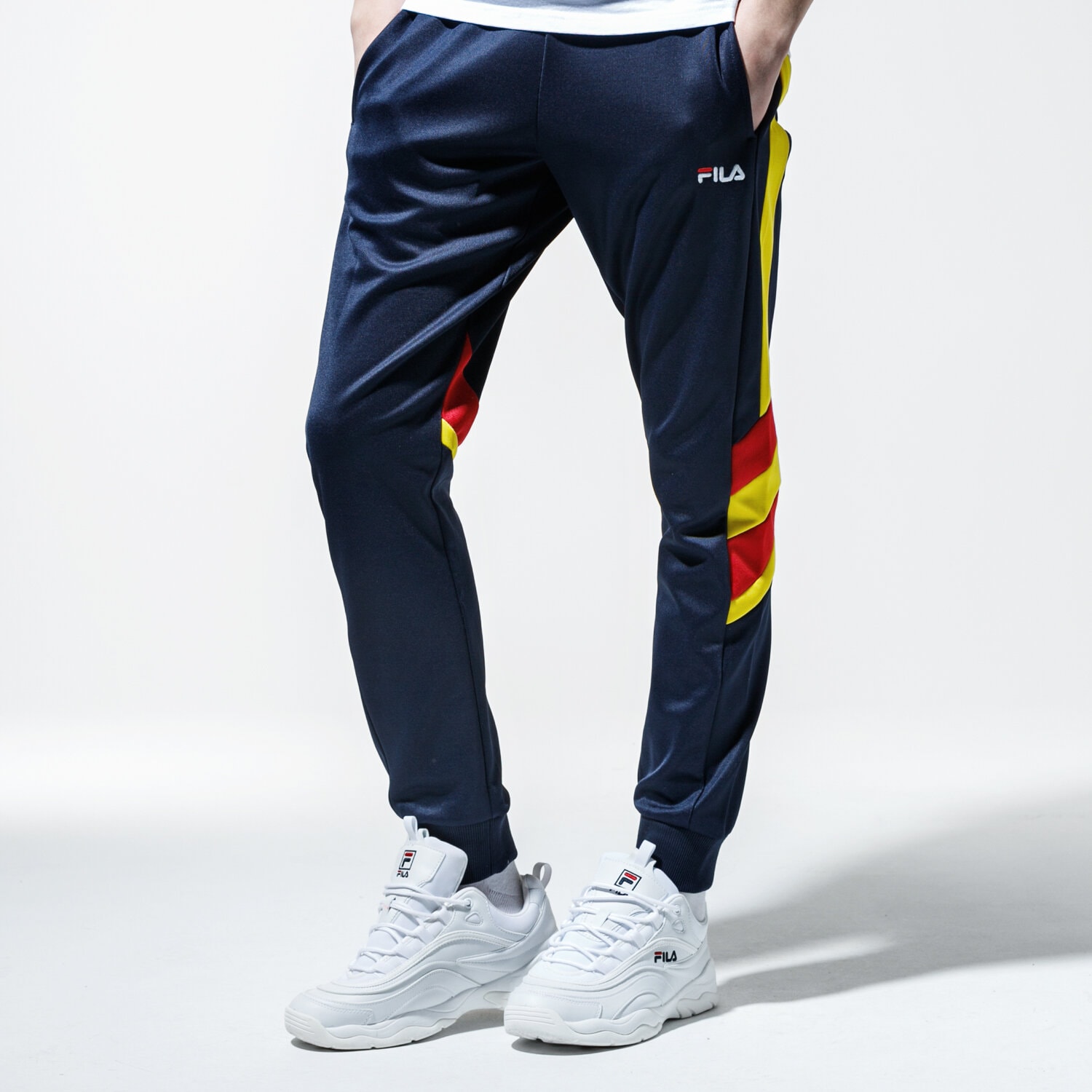Herren Hosen FILA HOSE NERITAN TRACK PANTS 687240A465 Dunkelblau
