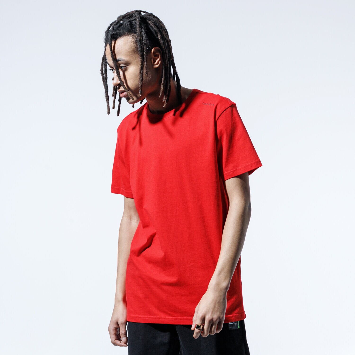 Herren T-Shirt CONFRONT T-SHIRT MORMONT CF120TSM54001 Rot
