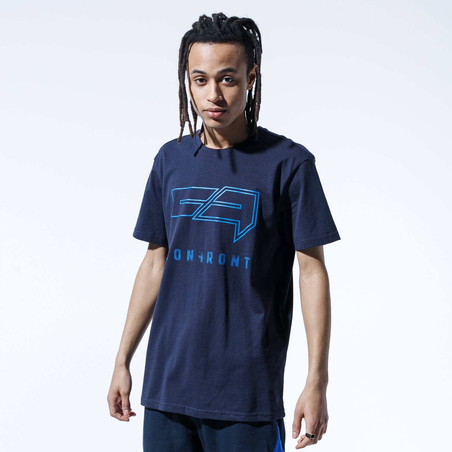 Herren T-Shirt CONFRONT T-SHIRT MARTELL CF120TSM58002 Dunkelblau
