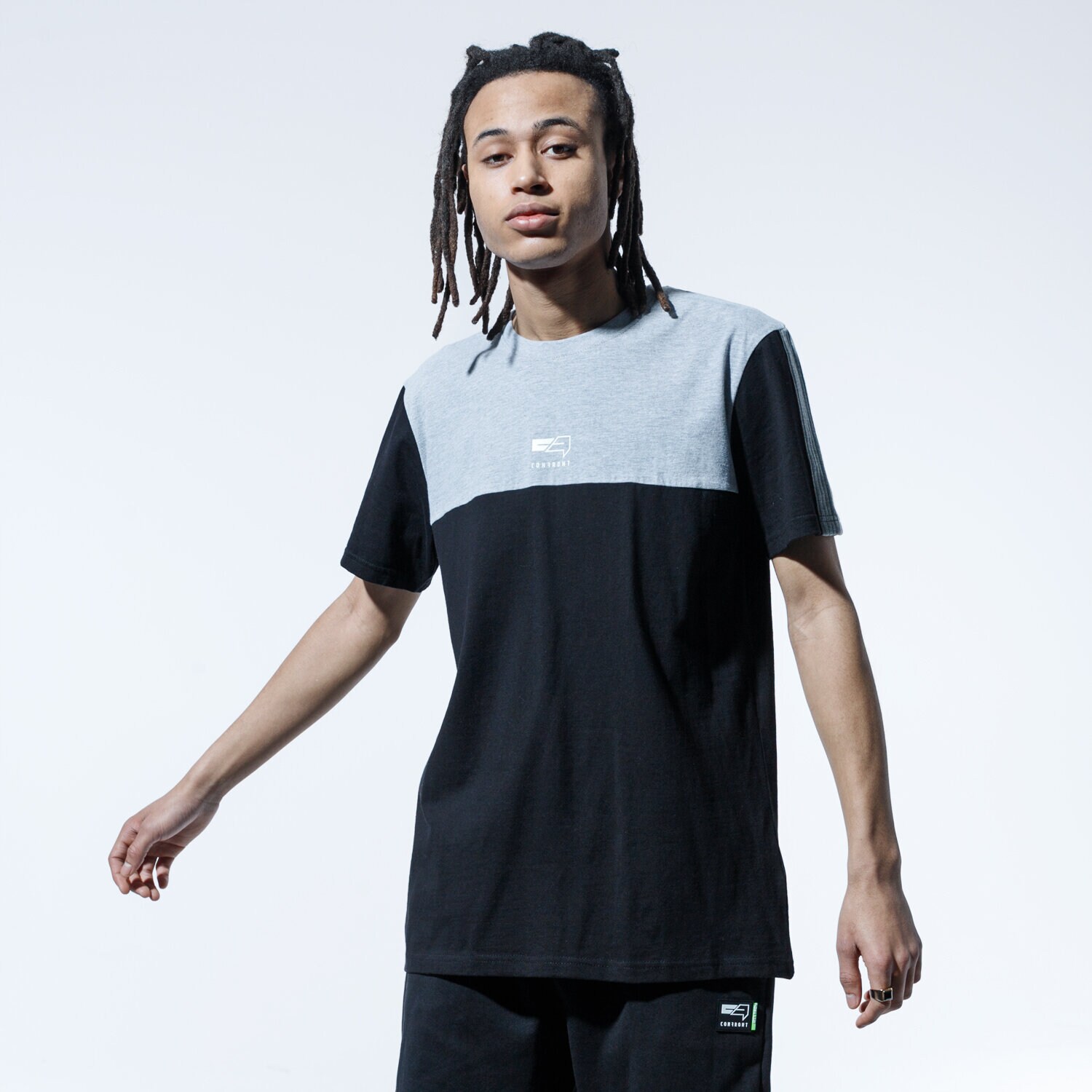 Herren T-Shirt CONFRONT T-SHIRT LANNISTER CF120TSM55001 Schwarz