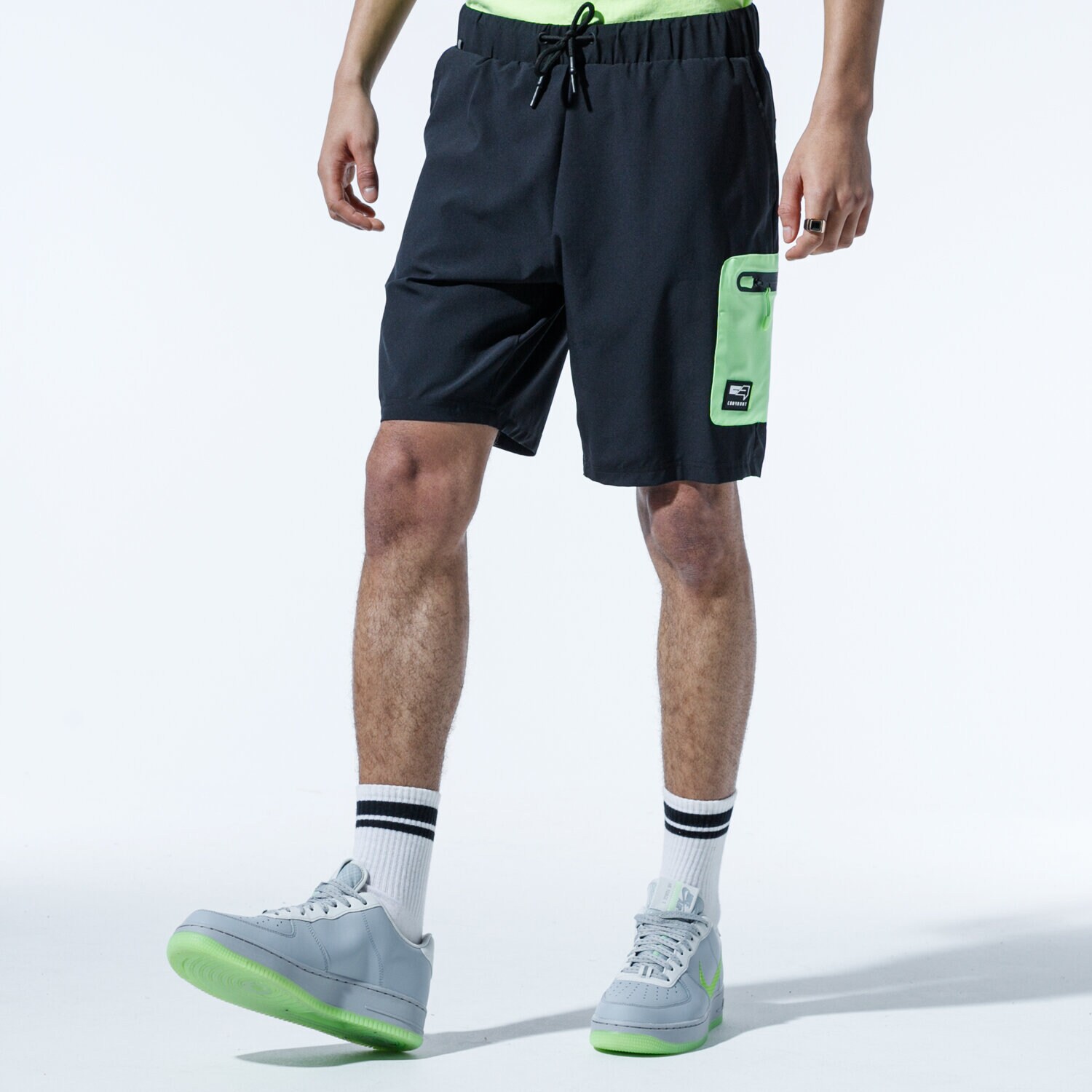 Herren Shorts CONFRONT SHORTS LONG BEACH CF120SZM35001 Grün
