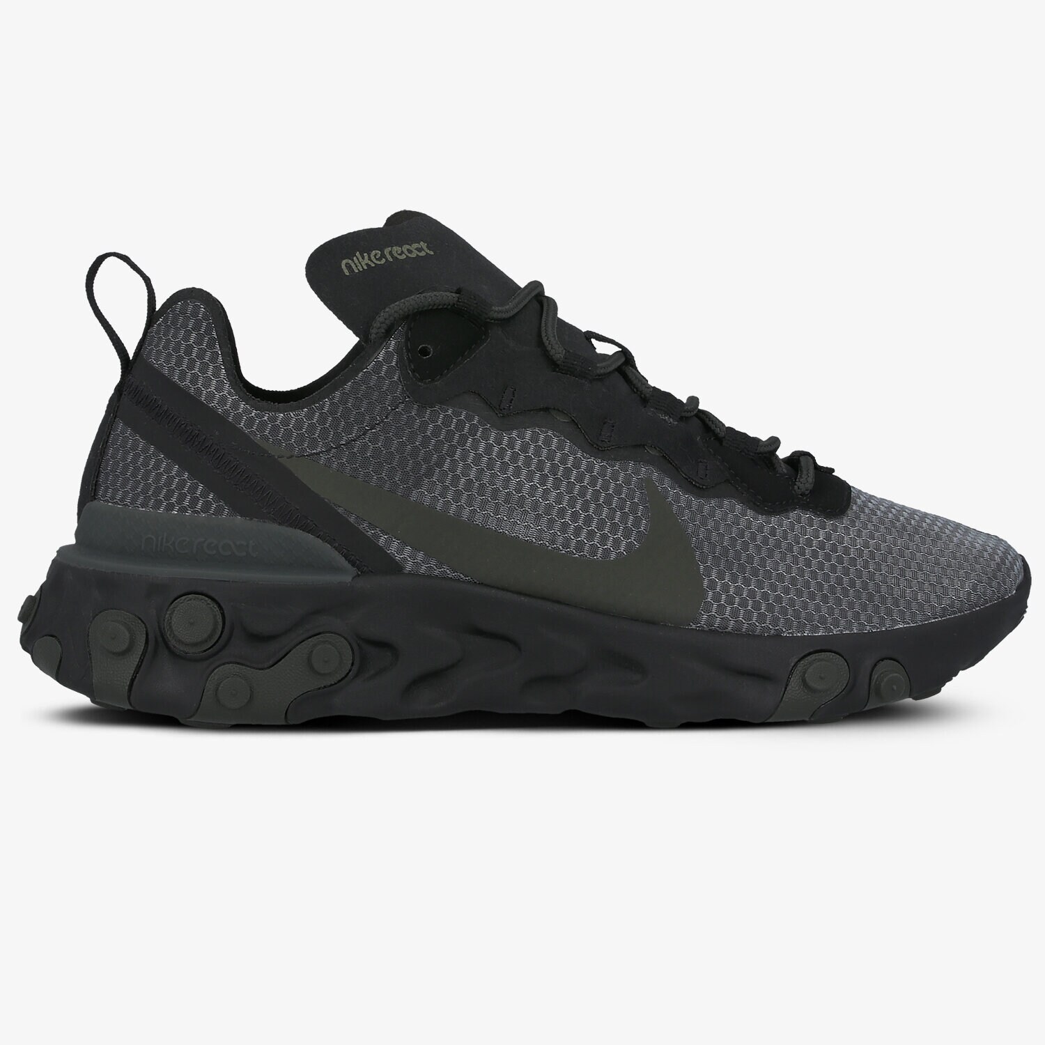 Herren Sneaker NIKE REACT ELEMENT 55 BQ6166-010 Schwarz