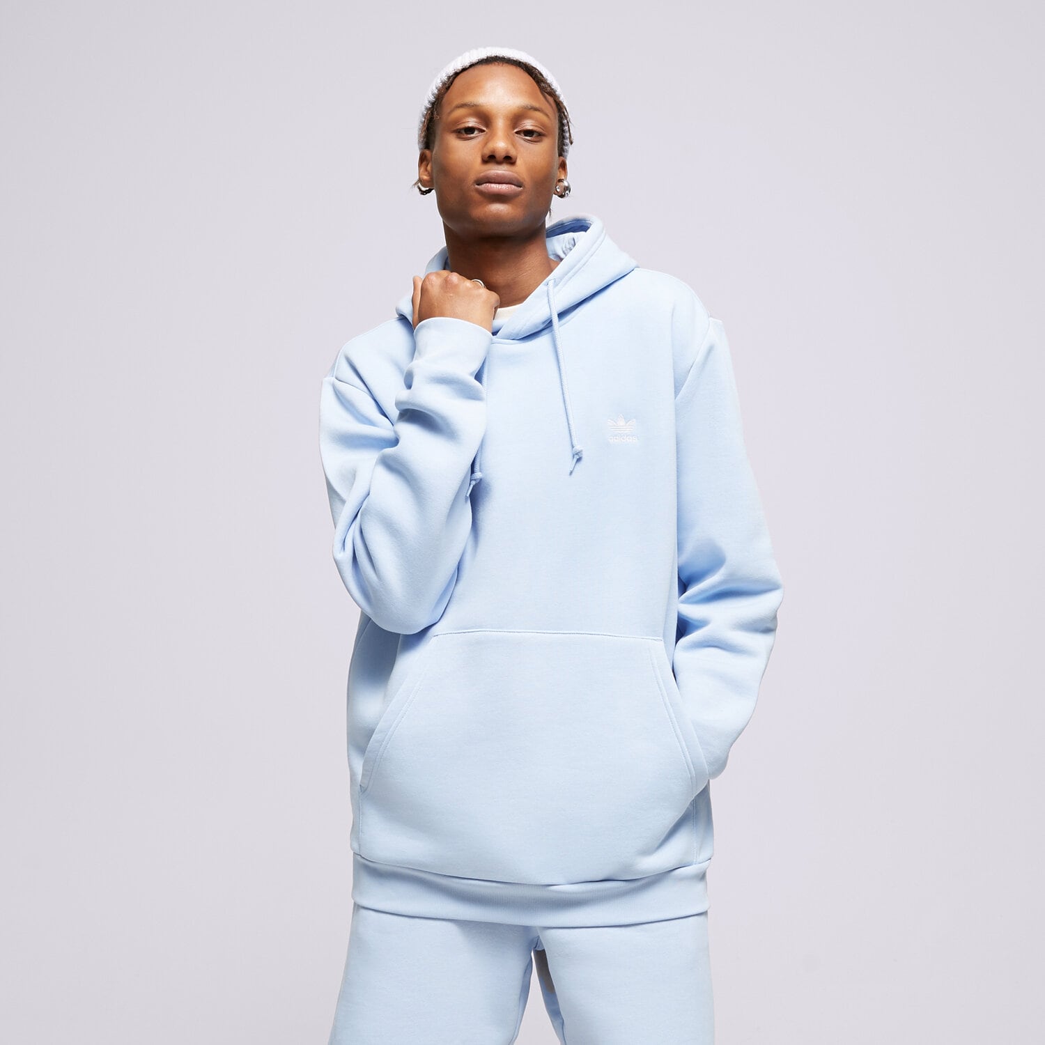 Baby blue adidas hoodie womens best sale
